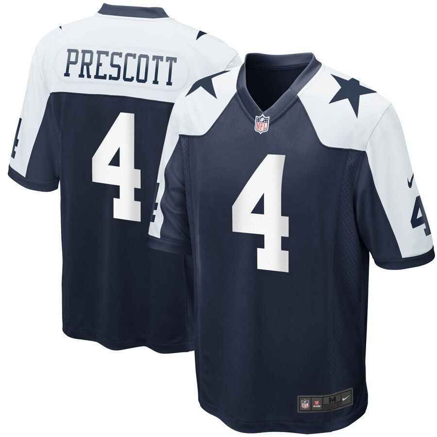 Dak Prescott Dallas Cowboys Alternate Game Jersey - Navy - Friend Lounge Store - Shop for All Things Jerseys Sports - PersonalJerseys