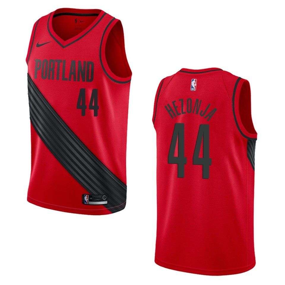 Men's Portland Trail Blazers #44 Mario Hezonja Statement Swingman Jersey - Red - Friend Lounge Store - Shop for All Things Jerseys Sports - PersonalJerseys