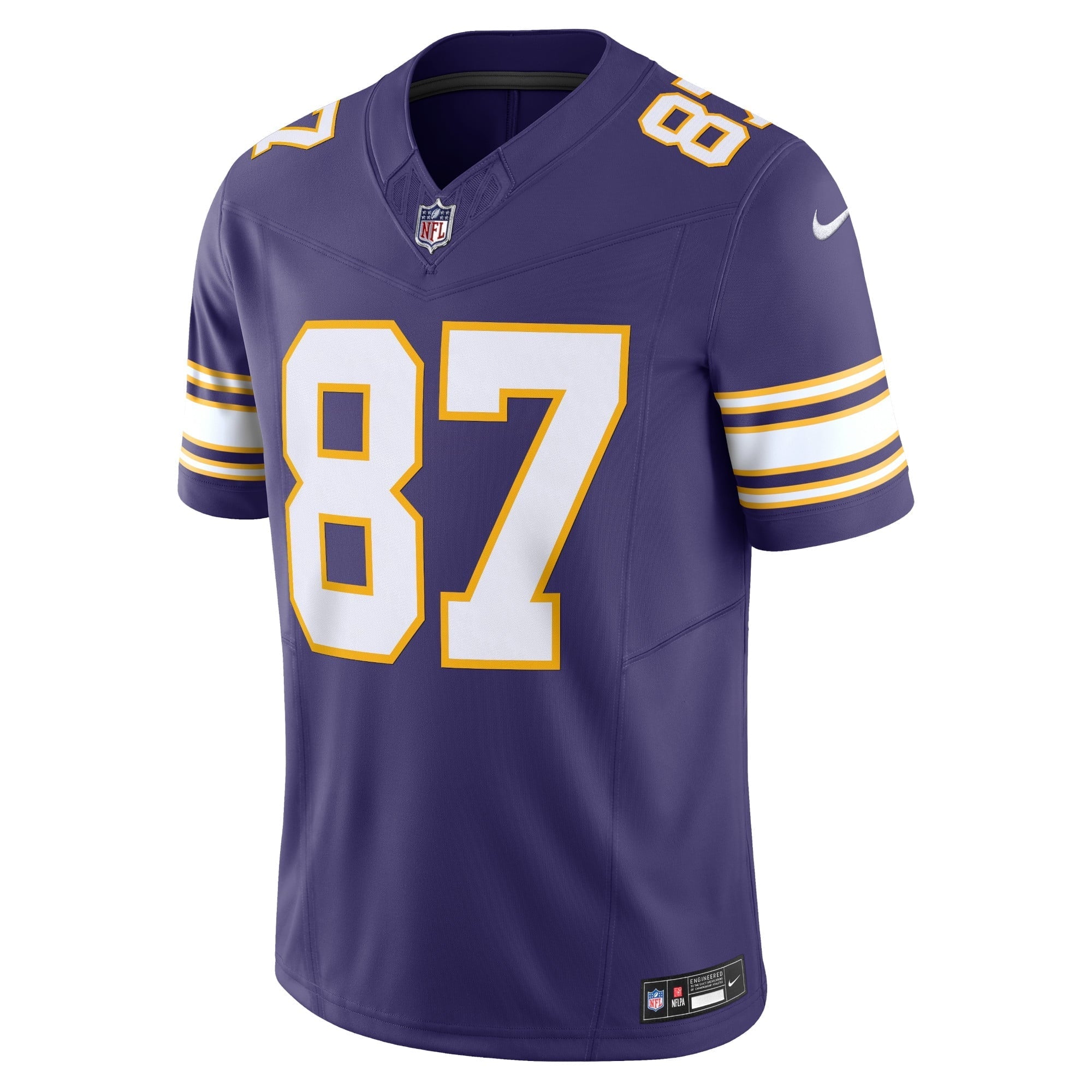Men's Nike T.J. Hockenson Purple Minnesota Vikings Classic Vapor F.U.S.E. Limited Jersey - PersonalJerseys