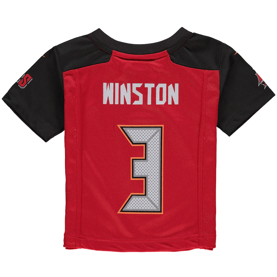 Jameis Winston Tampa Bay Buccaneers Toddler Red Game Jersey - Friend Lounge Store - Shop for All Things Jerseys Sports - PersonalJerseys