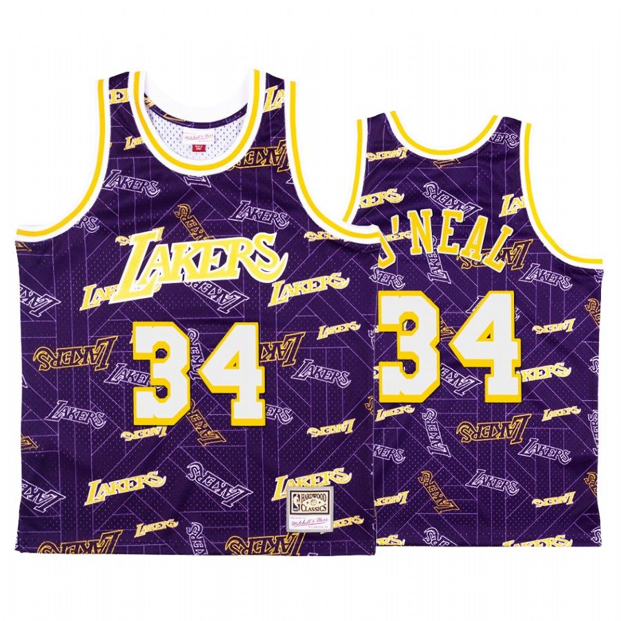 Shaquille O'Neal #34 Los Angeles Lakers Purple Tear Up Pack Jersey - Friend Lounge Store - Shop for All Things Jerseys Sports - PersonalJerseys