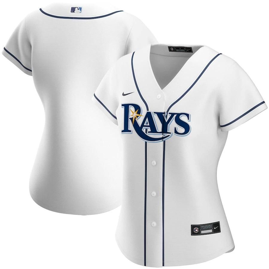 Tampa Bay Rays Women's Home 2020 Team Jersey – White - Friend Lounge Store - Shop for All Things Jerseys Sports - PersonalJerseys