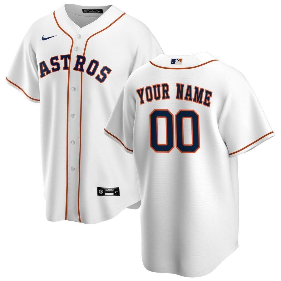 Houston Astros Home 2020 Custom Jersey – White - Friend Lounge Store - Shop for All Things Jerseys Sports - PersonalJerseys