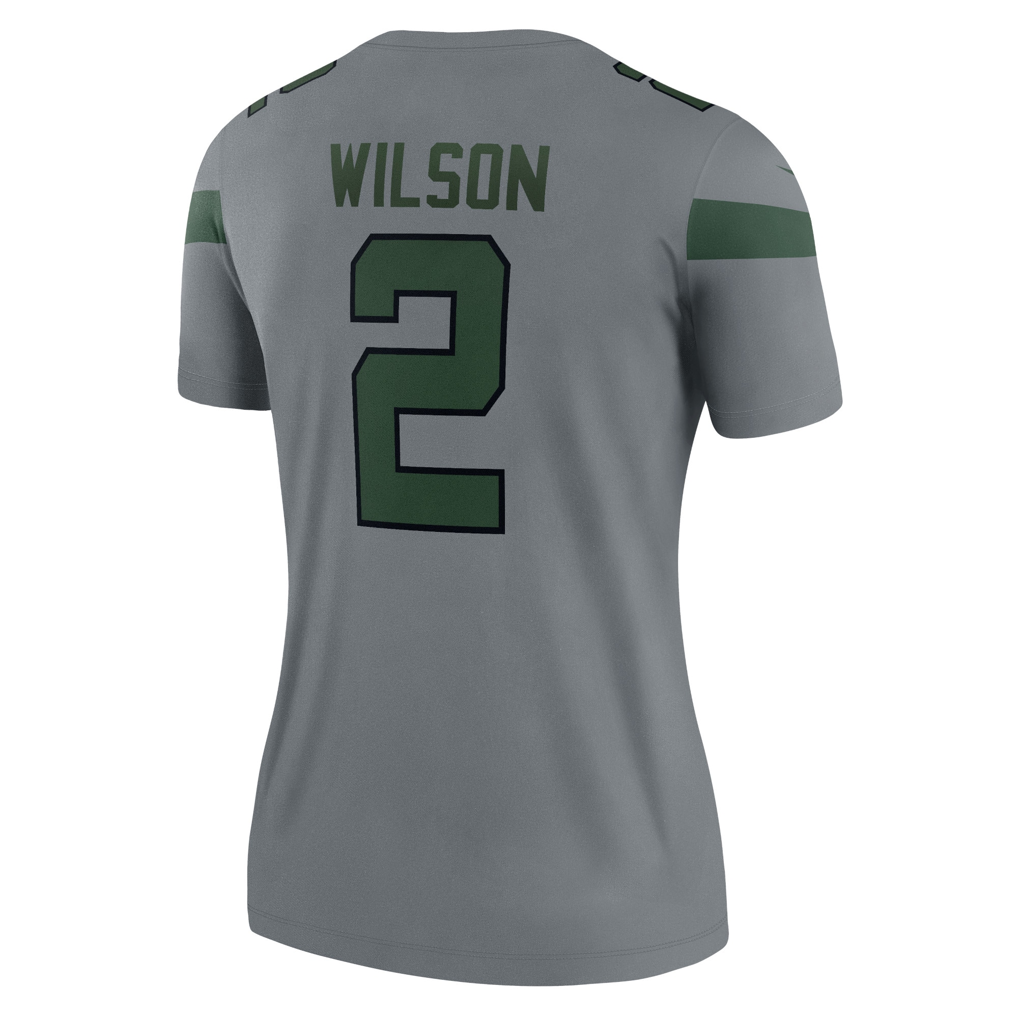 Zach Wilson New York Jets Nike Women's Inverted Legend Jersey - Gray - PersonalJerseys