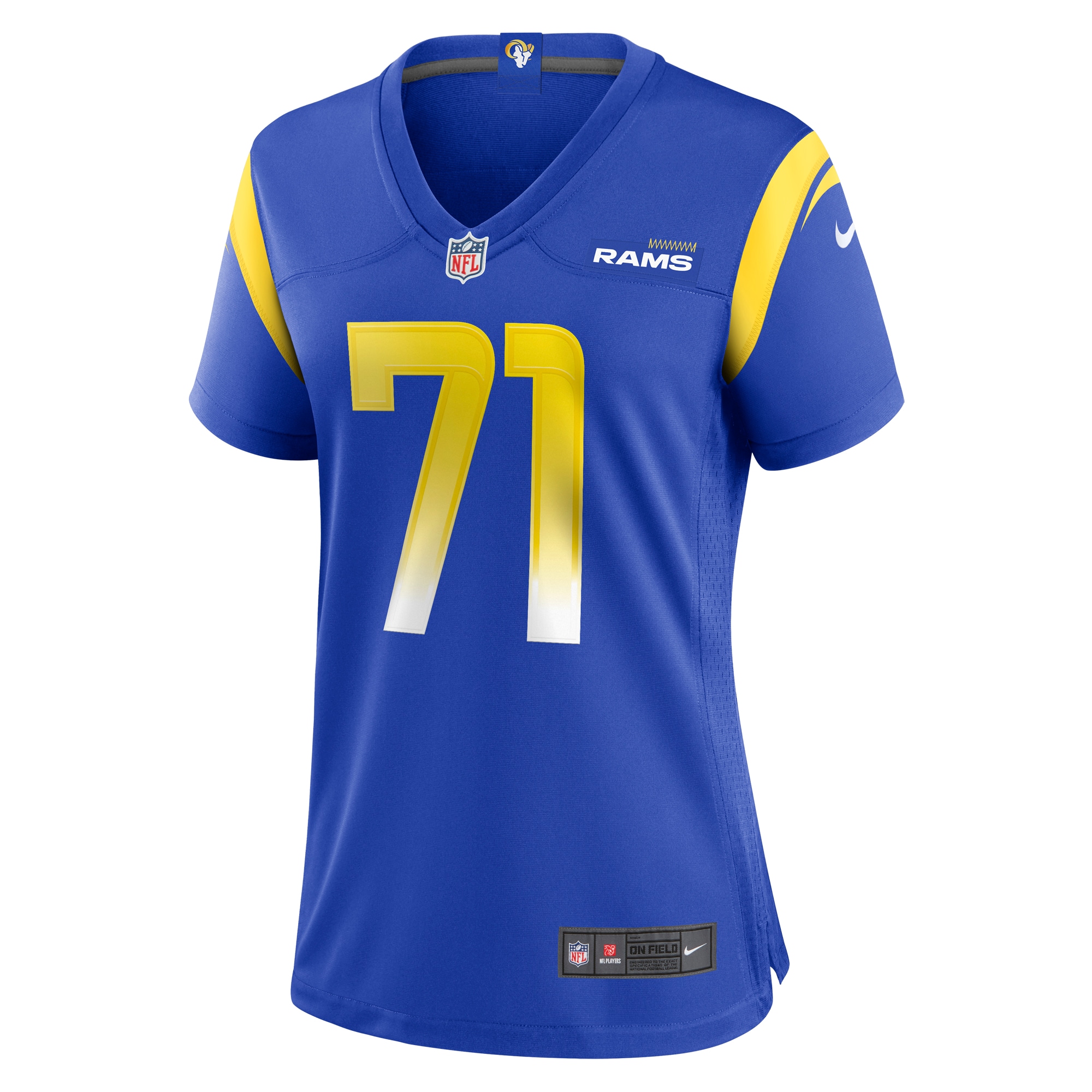 Los Angeles Rams Warren McClendon Jr. Royal Team Game Jersey for Youth Women Men - Friend Lounge Store - Shop for All Things Jerseys Sports - PersonalJerseys