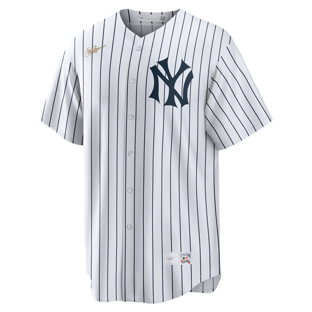Men's New York Yankees Mickey Mantle Home Cooperstown Collection Player Jersey - White - PersonalJerseys