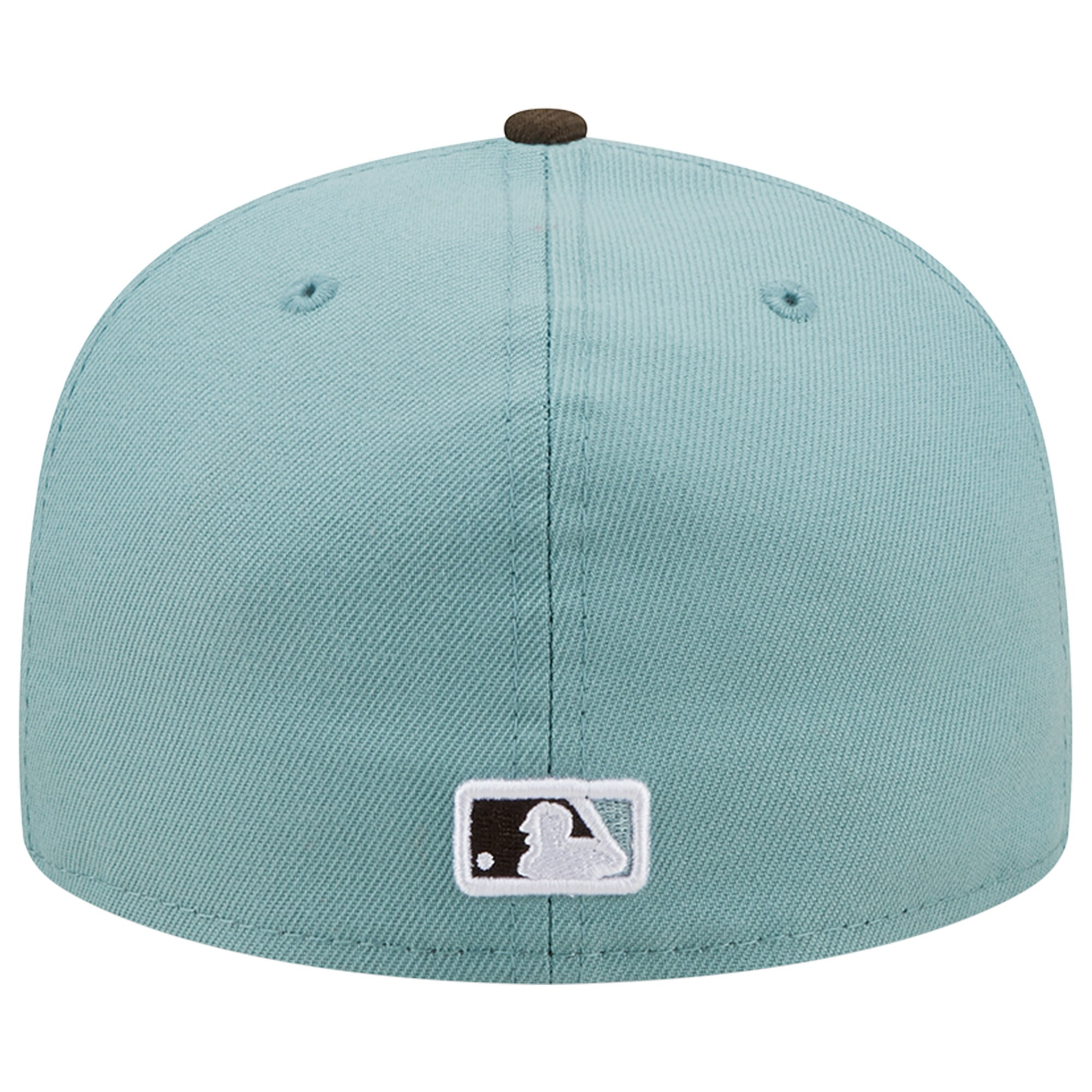 New York Yankees New Era  1999 World Series Beach Kiss 59FIFTY Fitted Hat - Light Blue/Brown - PersonalJerseys