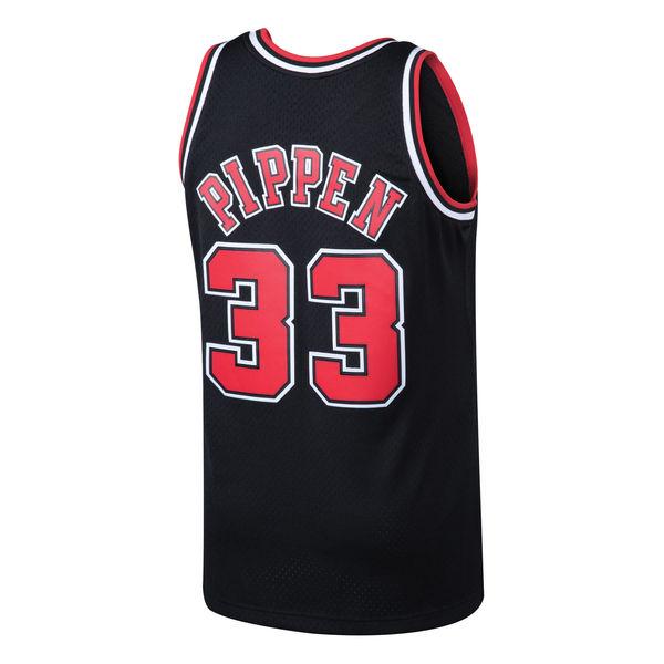 Men's Chicago Bulls Scottie Pippen Mitchell & Ness Black 1997-98 Hardwood Classics Swingman Jersey - Sports Wear Jersey - PersonalJerseys