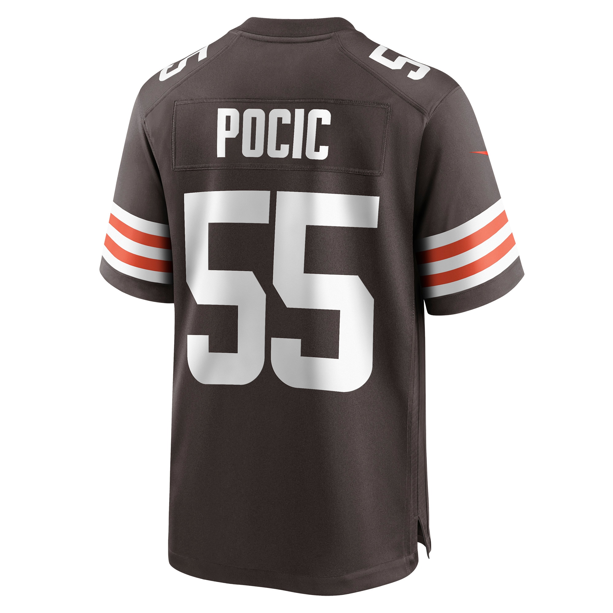 Cleveland Browns Ethan Pocic Brown Game Jersey for Youth Women Men - Friend Lounge Store - Shop for All Things Jerseys Sports - PersonalJerseys