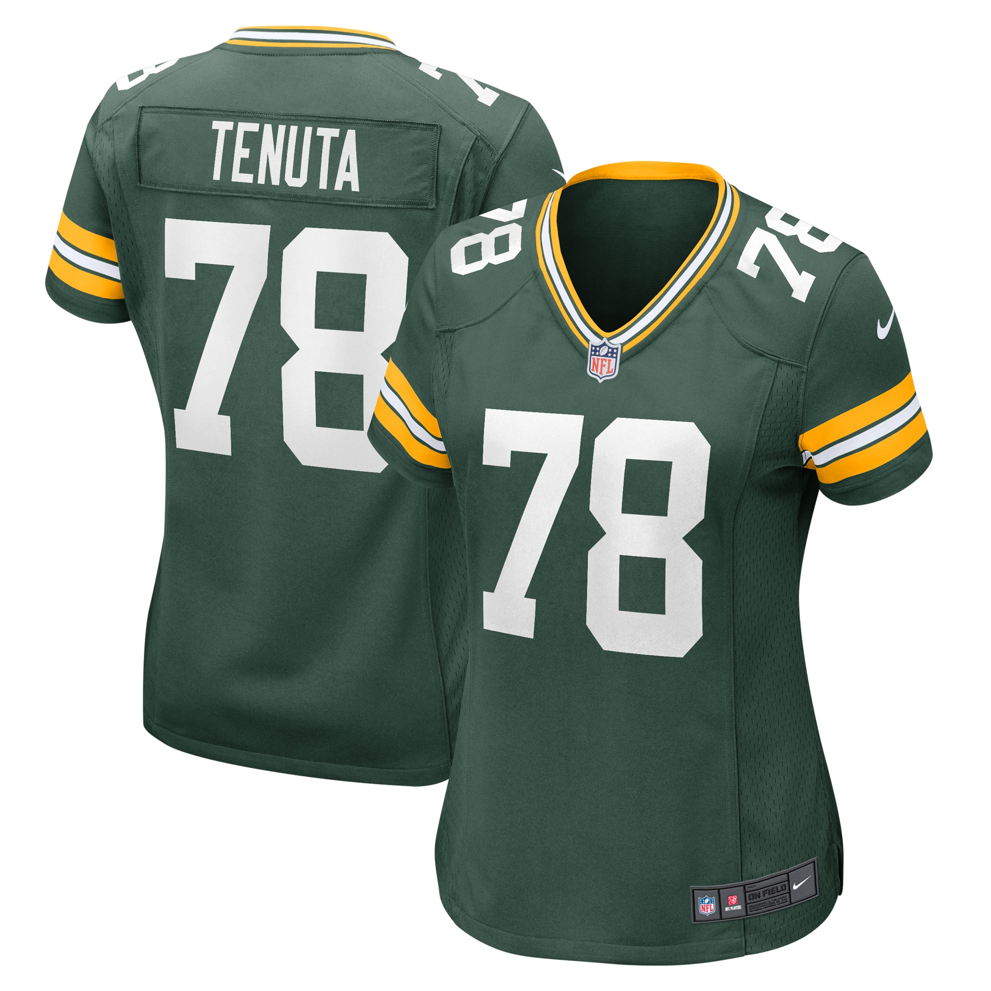 Green Bay Packers Luke Tenuta Green Home Game Player Jersey for Youth Women Men - Friend Lounge Store - Shop for All Things Jerseys Sports - PersonalJerseys