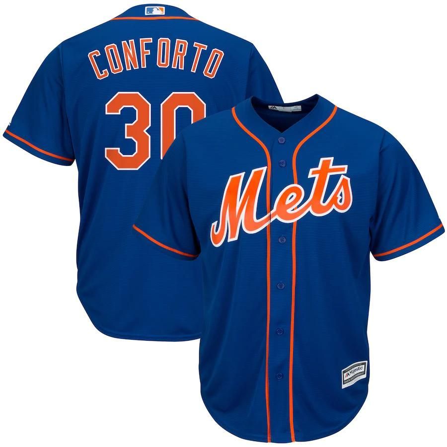 Michael Conforto New York Mets Majestic Alternate Official Cool Base Player Jersey - Royal - Friend Lounge Store - Shop for All Things Jerseys Sports - PersonalJerseys