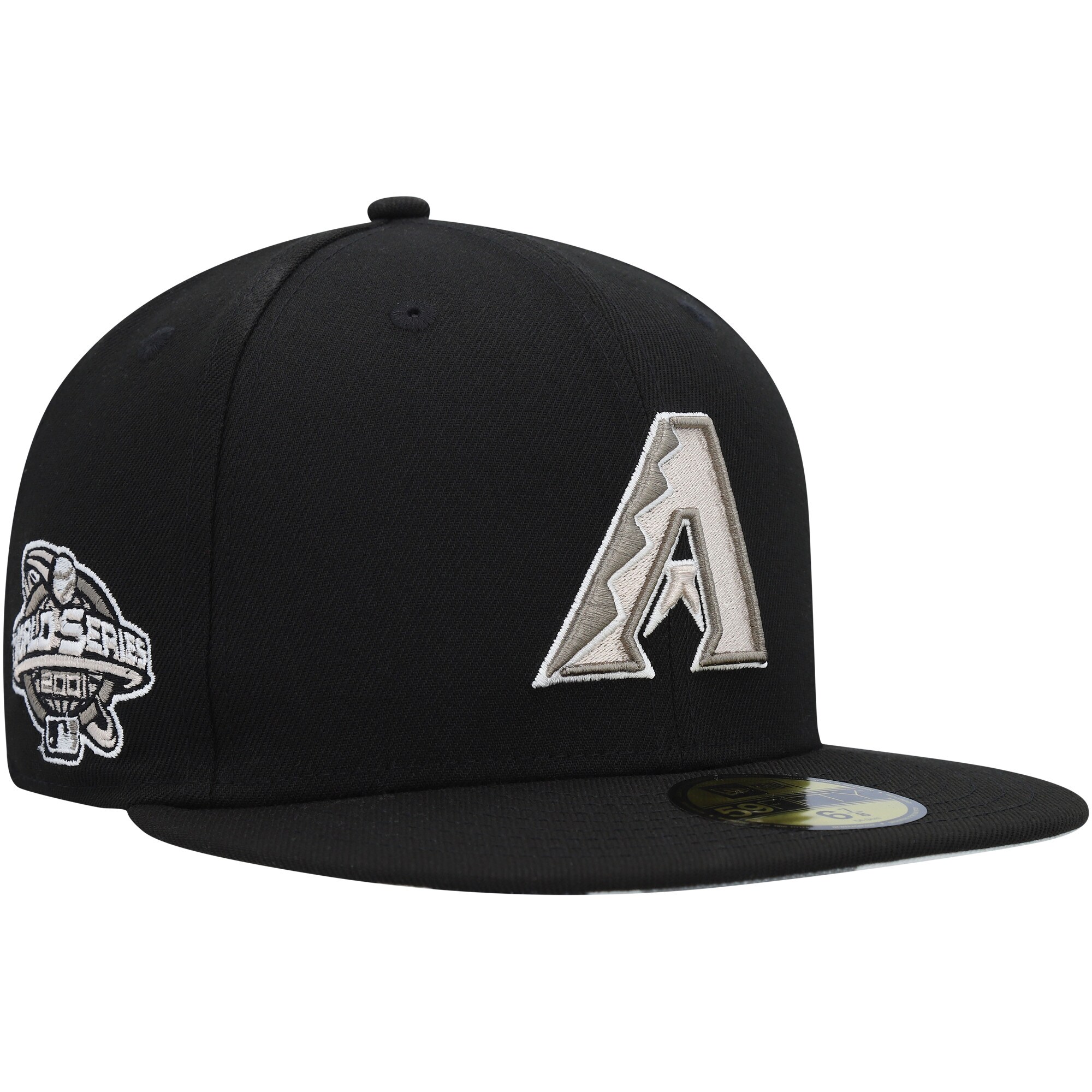 Arizona Diamondbacks New Era Chrome Camo Undervisor 59FIFTY Fitted Hat - Black - PersonalJerseys