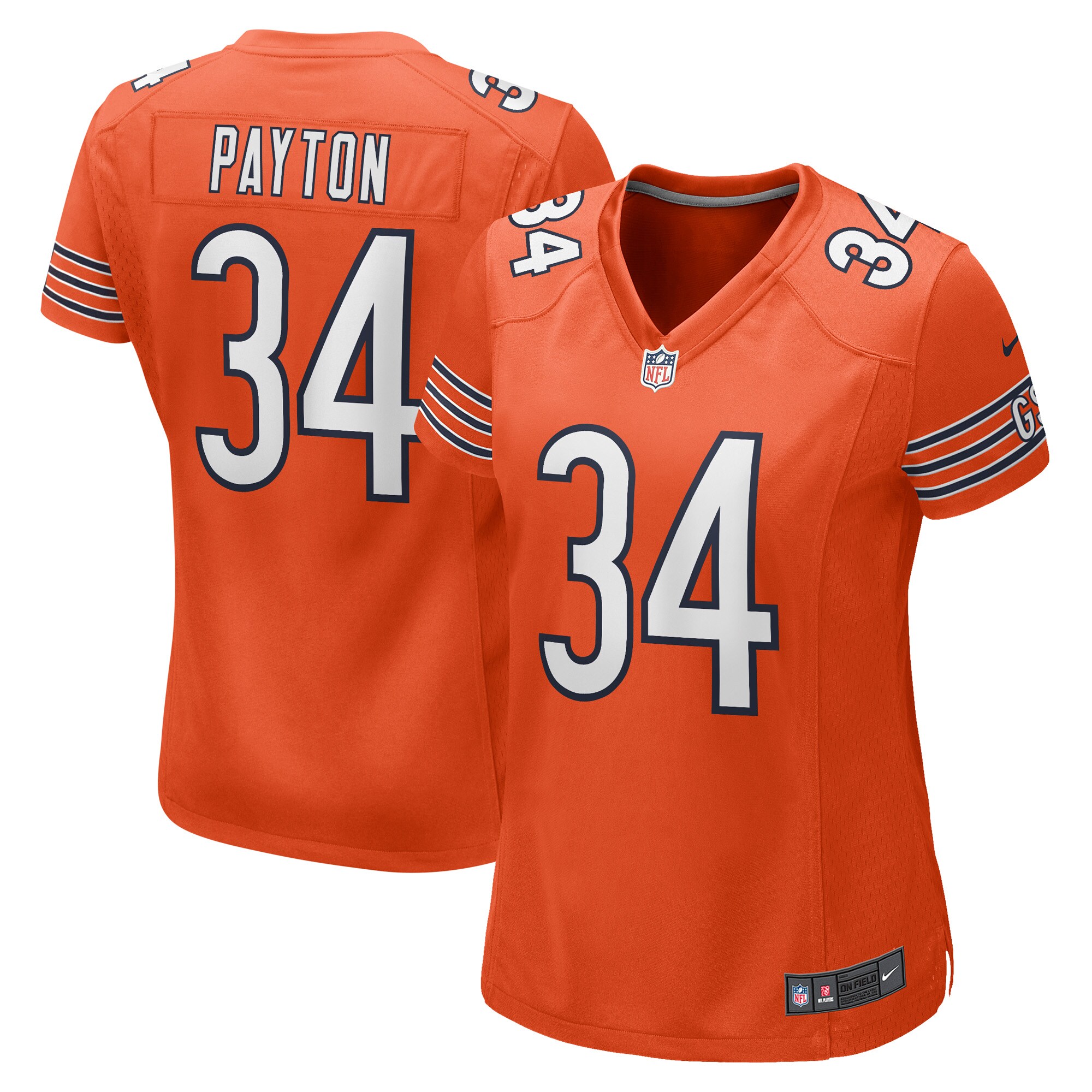 Walter Payton Chicago Bears Nike Women's Retired Player Jersey - Orange - PersonalJerseys