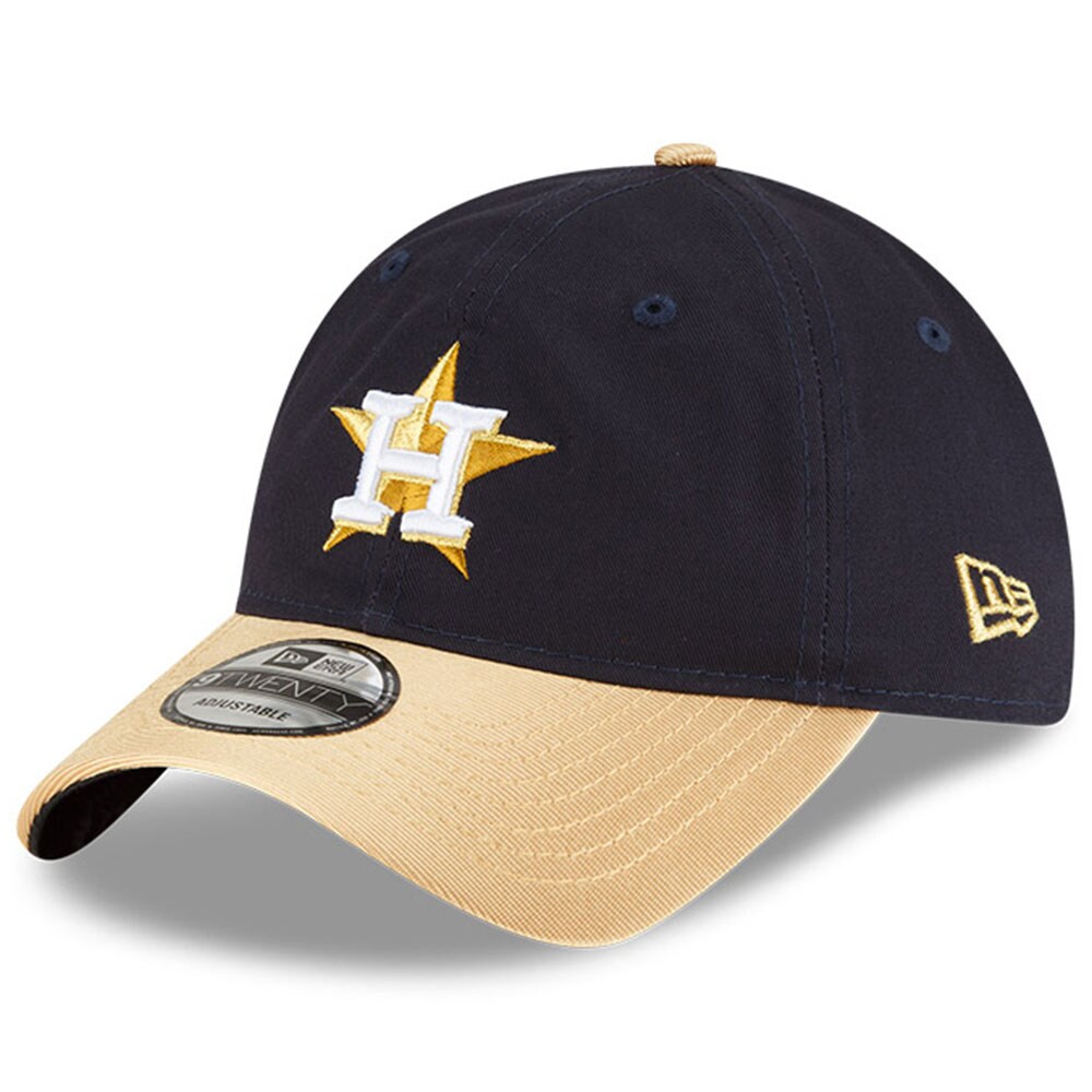 Houston Astros New Era 2023 Gold Collection 9TWENTY Adjustable Hat - Navy - PersonalJerseys