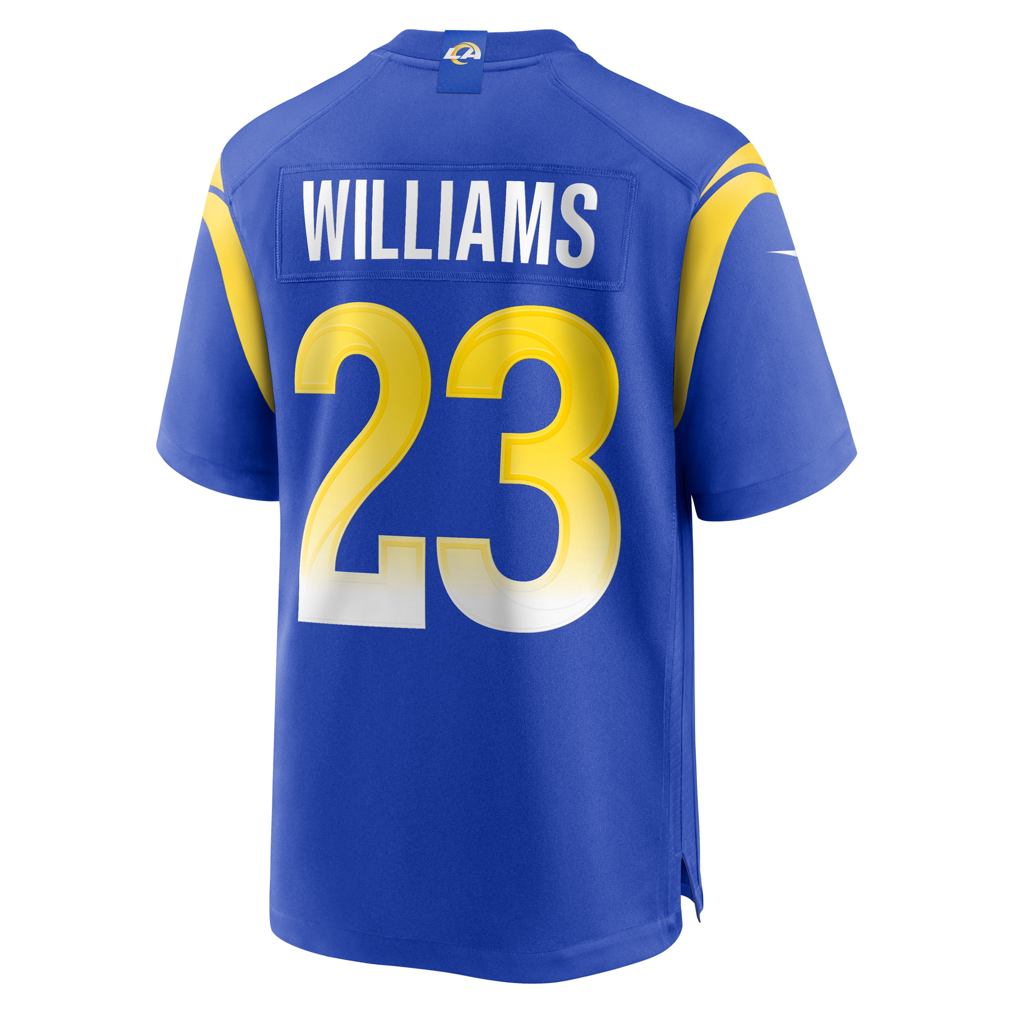Los Angeles Rams Kyren Williams Royal Game Player Jersey for Youth Women Men - Friend Lounge Store - Shop for All Things Jerseys Sports - PersonalJerseys