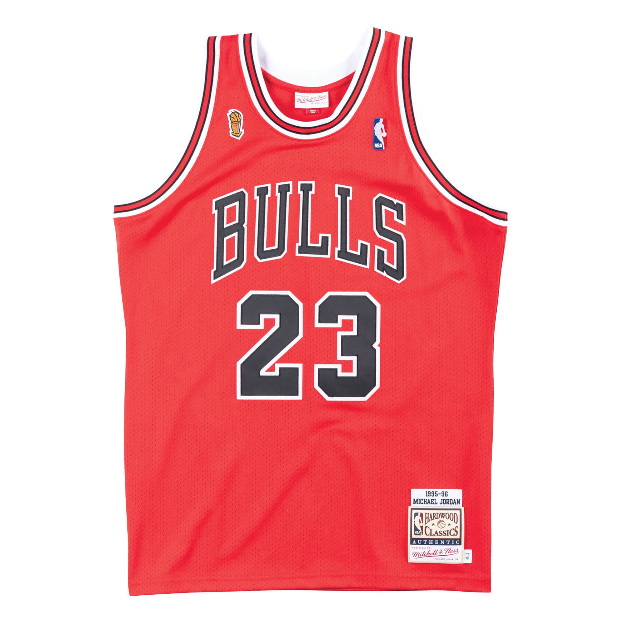 Authentic Jersey Chicago Bulls Road Finals 1995-96 Michael Jordans - PersonalJerseys