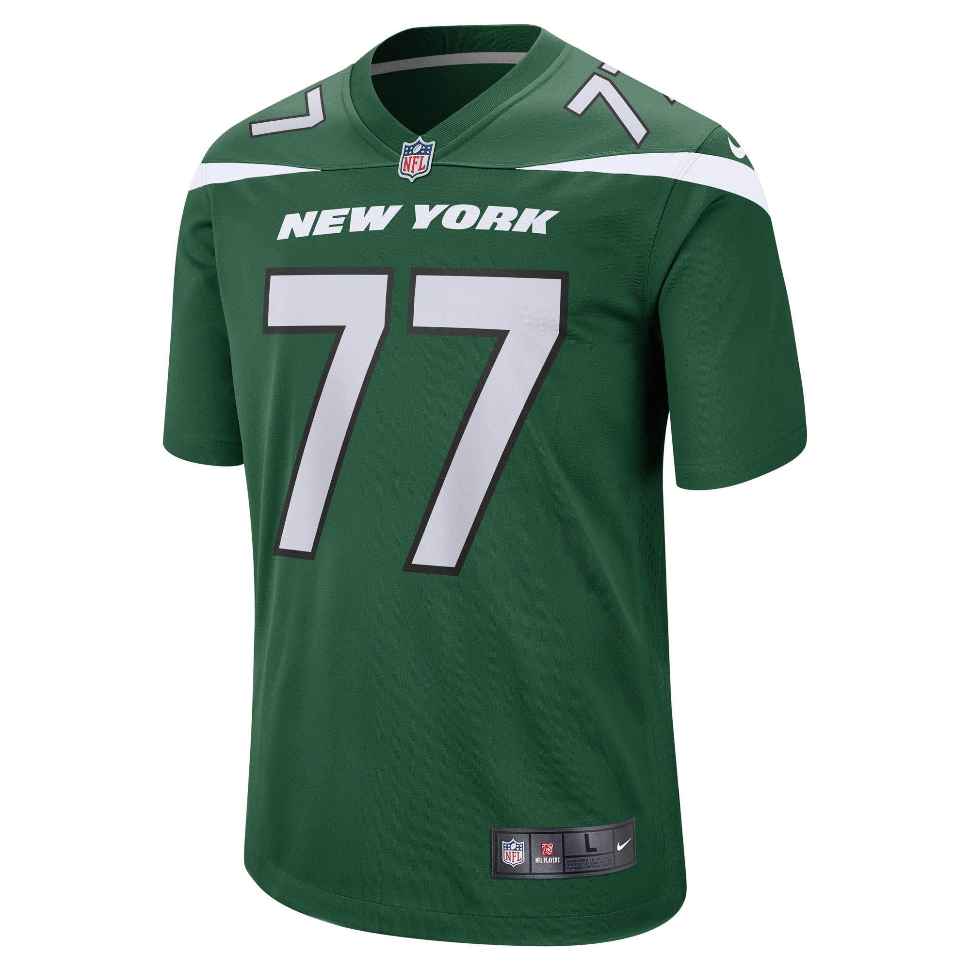 Mekhi Becton New York Jets Nike Player Game Jersey - Gotham Green - PersonalJerseys