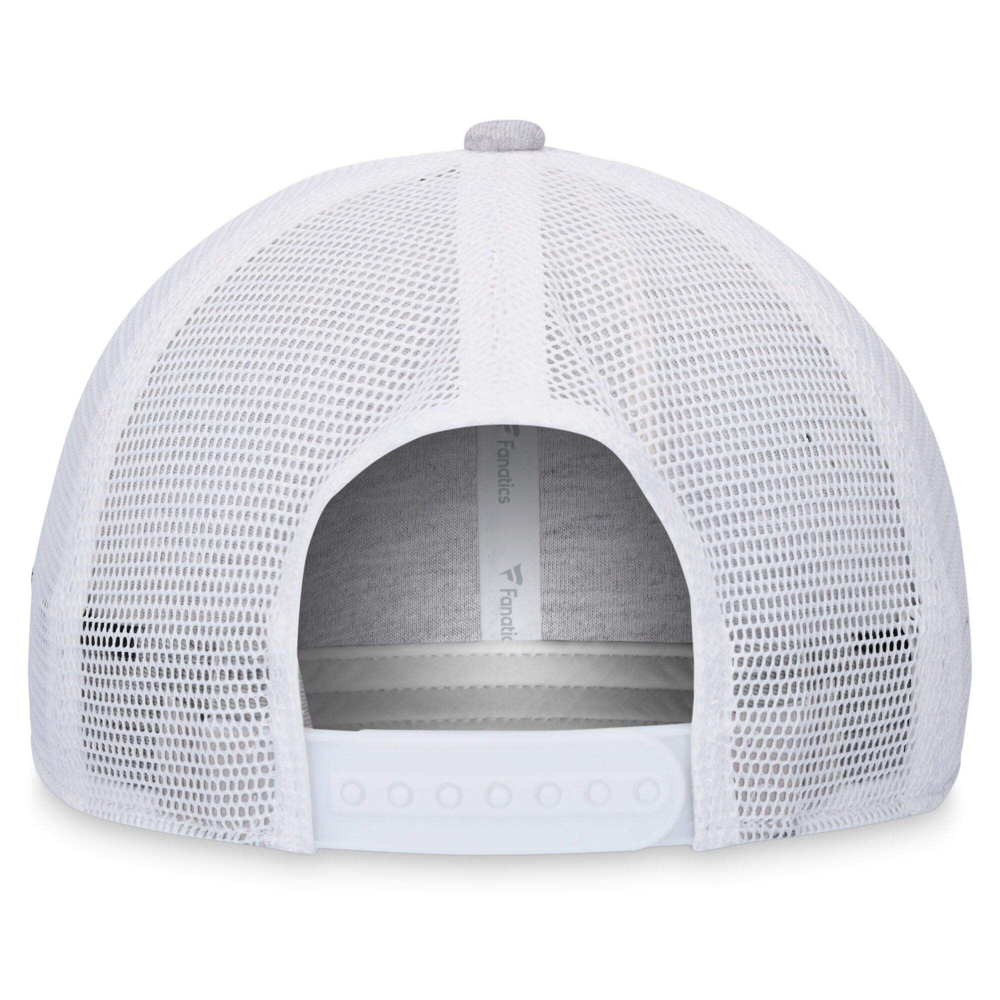 Detroit Tigers Fanatics Branded Logo Trucker Adjustable Hat - Heather Gray/White - PersonalJerseys