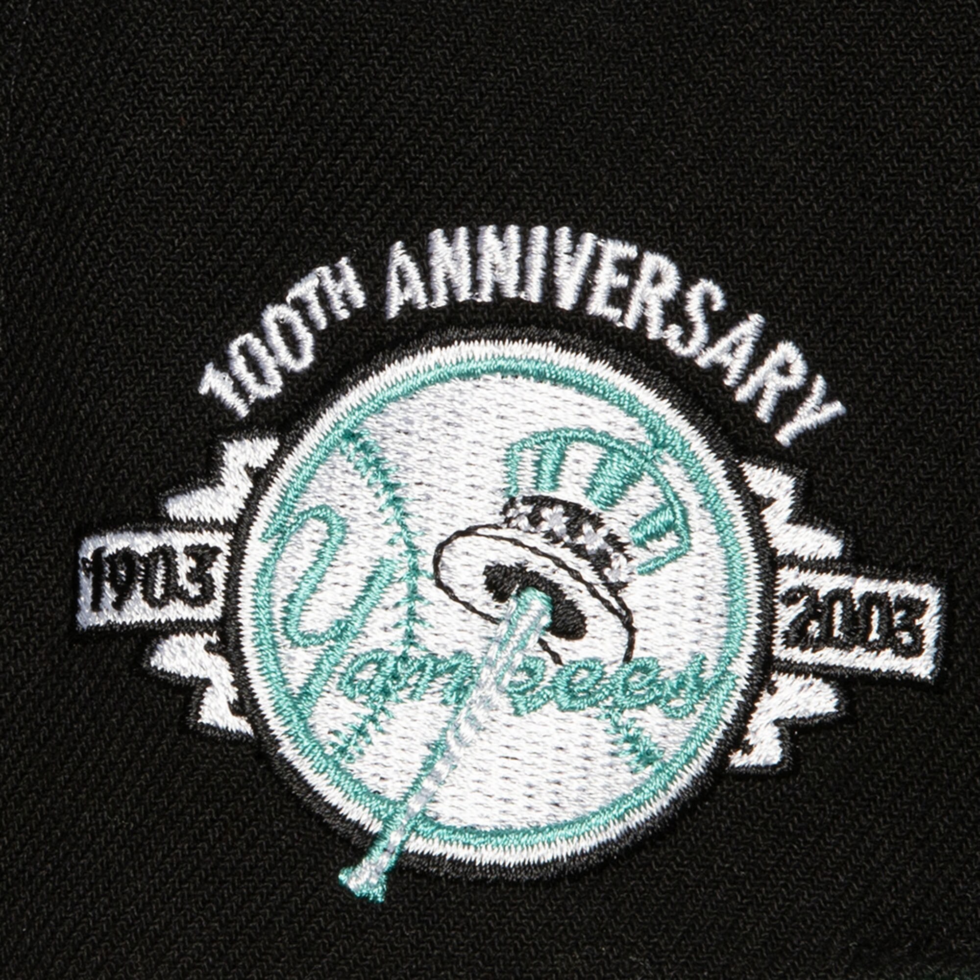 New York Yankees Mitchell & Ness Hometown Snapback Hat - Black/Teal - PersonalJerseys