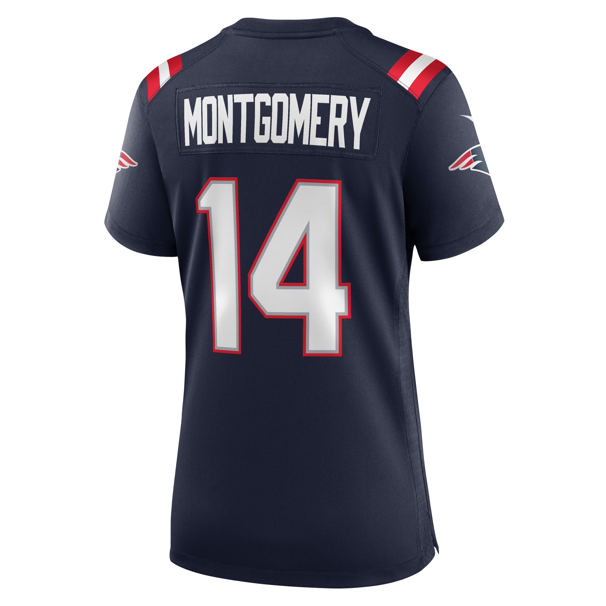 New England Patriots Ty Montgomery Navy Player Game Jersey for Youth Women Men - Friend Lounge Store - Shop for All Things Jerseys Sports - PersonalJerseys