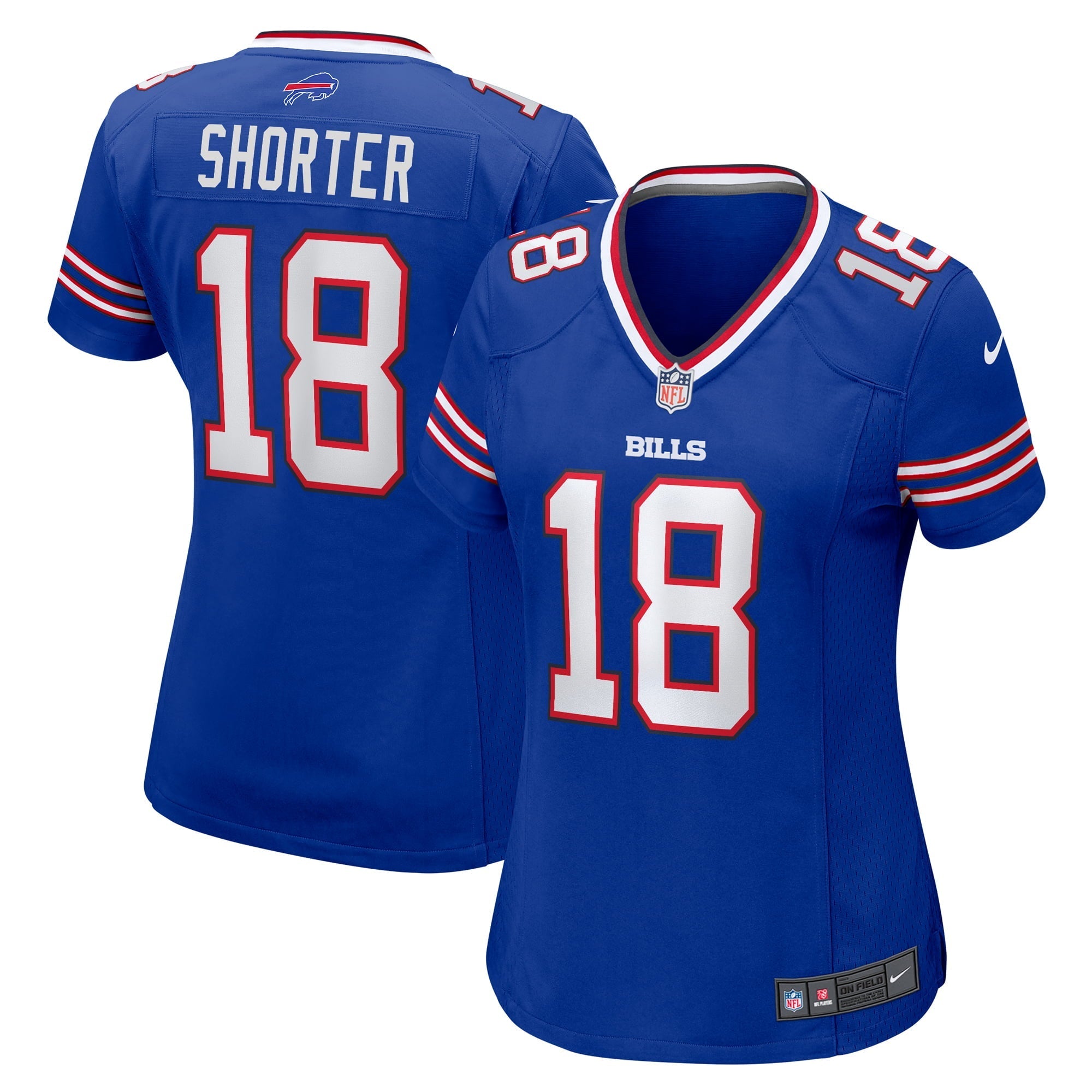 Women's Nike Justin Shorter Royal Buffalo Bills Home Game Jersey - PersonalJerseys