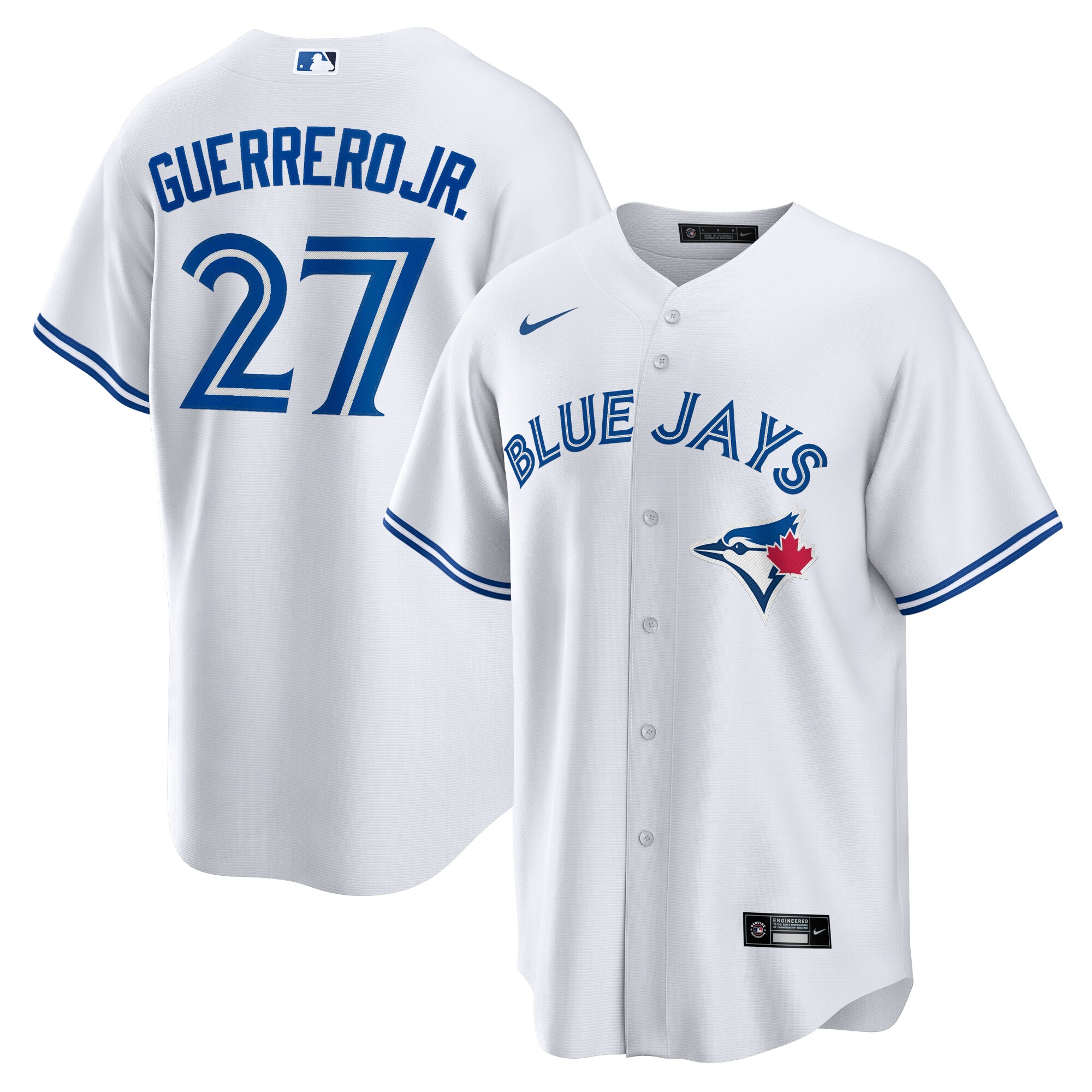 Vladimir Guerrero Jr. Toronto Blue Jays Nike Home Replica Player Name Jersey - White - PersonalJerseys