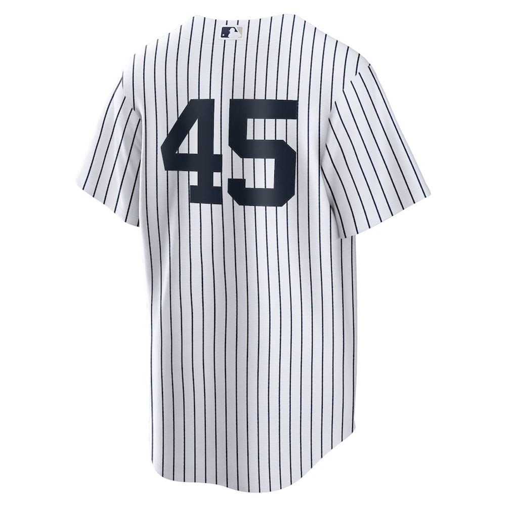 Youth New York Yankees Gerrit Cole Cool Base Replica Home Jersey - White - Sports Wear Jersey - PersonalJerseys