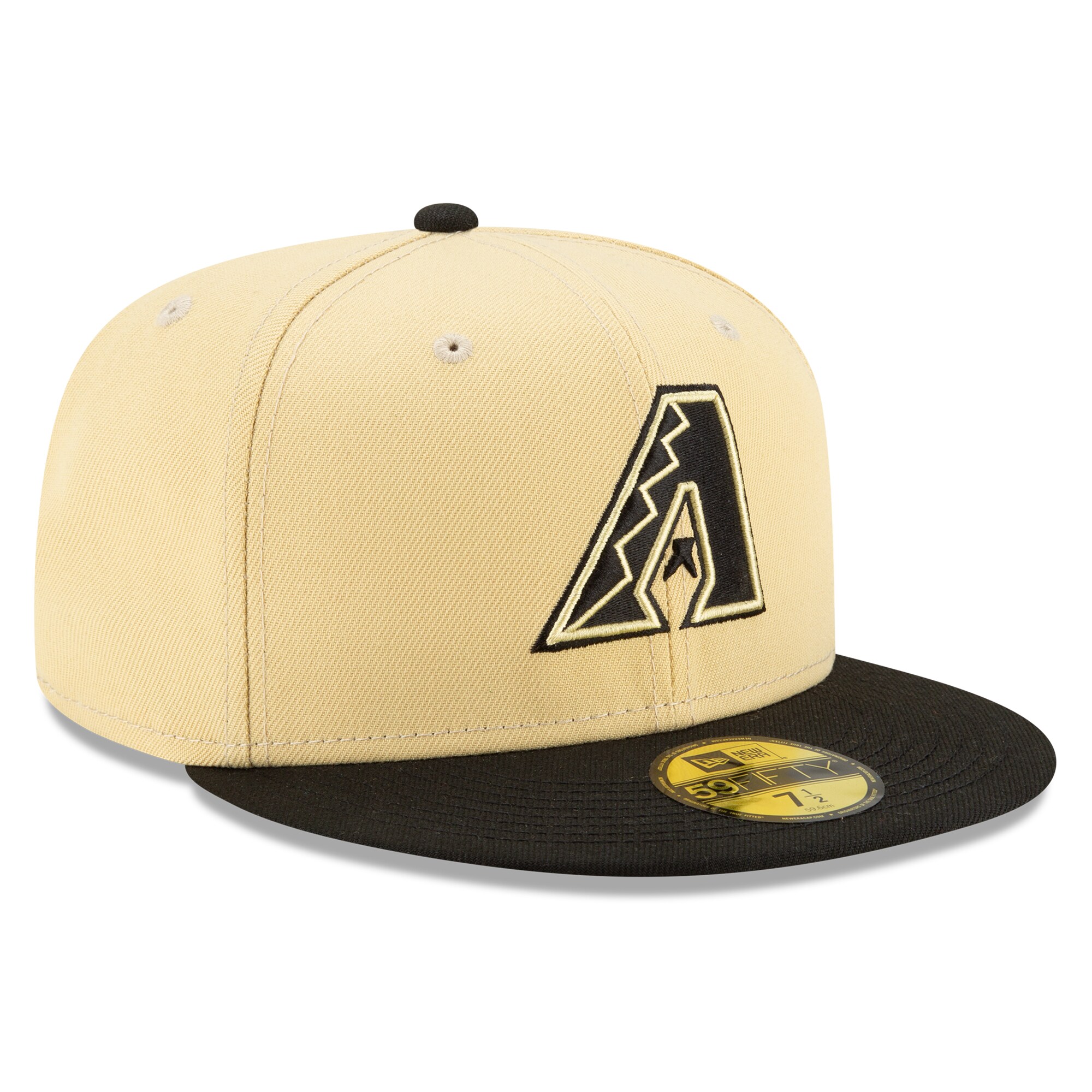 Arizona Diamondbacks New Era 2021 City Connect 59FIFTY Fitted Hat - Sand/Black - PersonalJerseys
