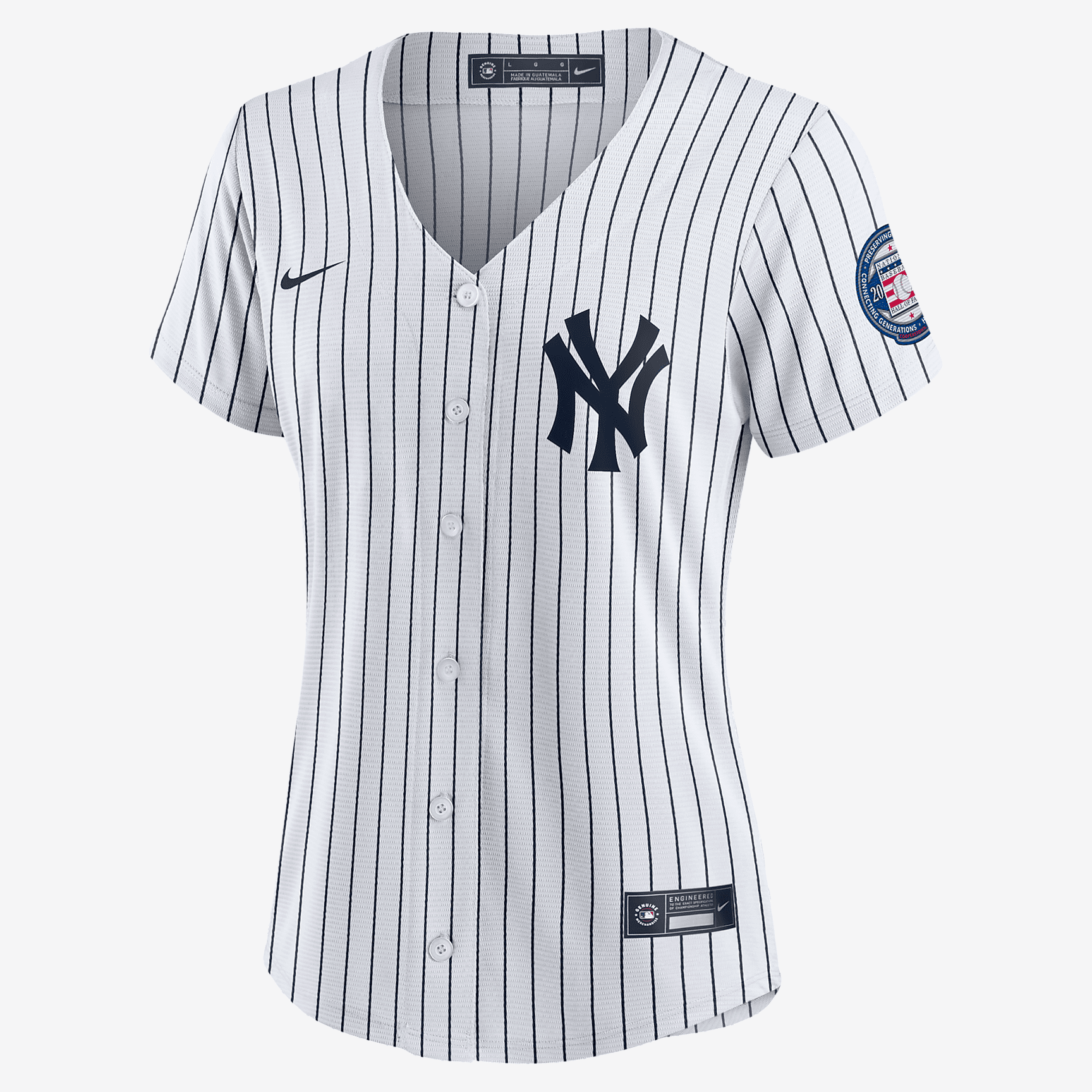 MLB New York Yankees 2020 Hall of Fame Induction (Derek Jeter) Women's Replica Baseball Jersey - White - PersonalJerseys