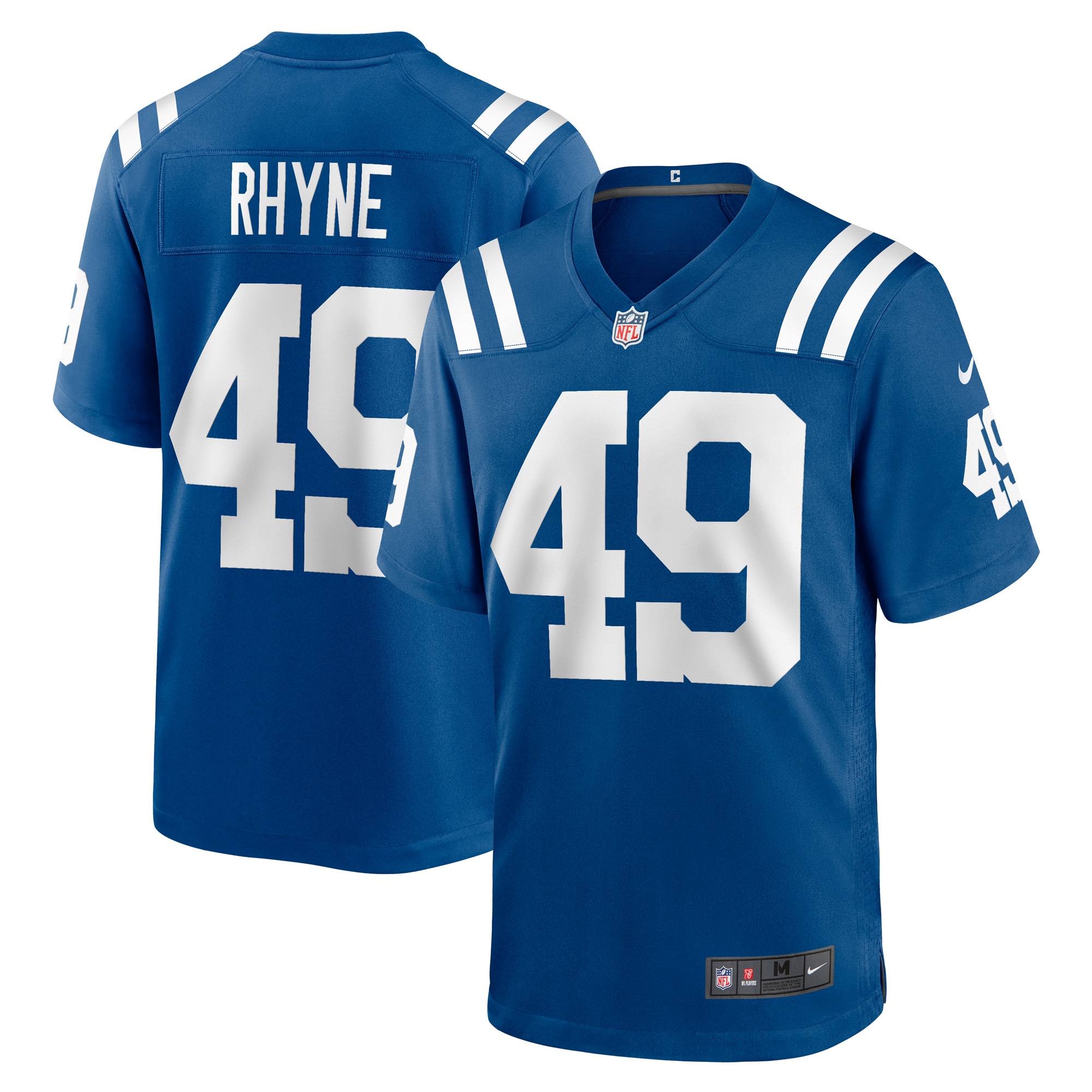 Indianapolis Colts Forrest Rhyne Royal Game Player Jersey for Youth Women Men - Friend Lounge Store - Shop for All Things Jerseys Sports - PersonalJerseys