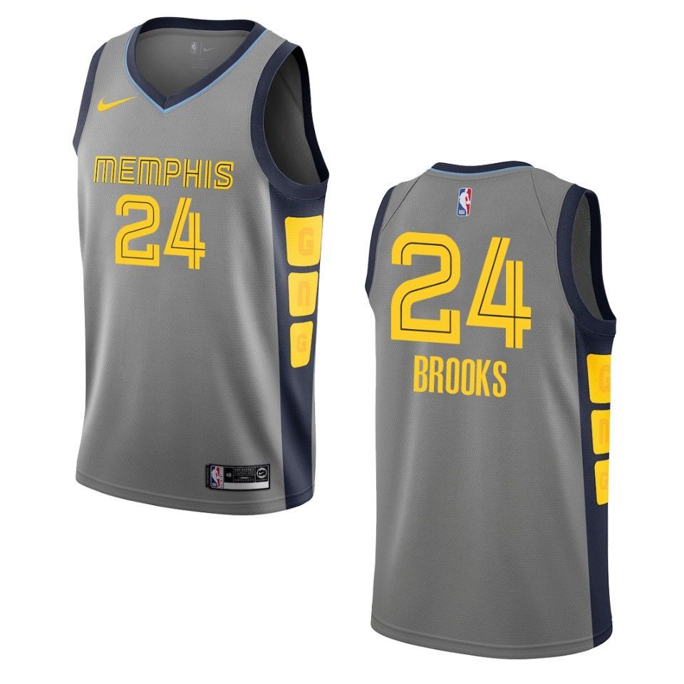 2019-20 Men's Memphis Grizzlies #24 Dillon Brooks City Swingman Jersey - Gray - Friend Lounge Store - Shop for All Things Jerseys Sports - PersonalJerseys
