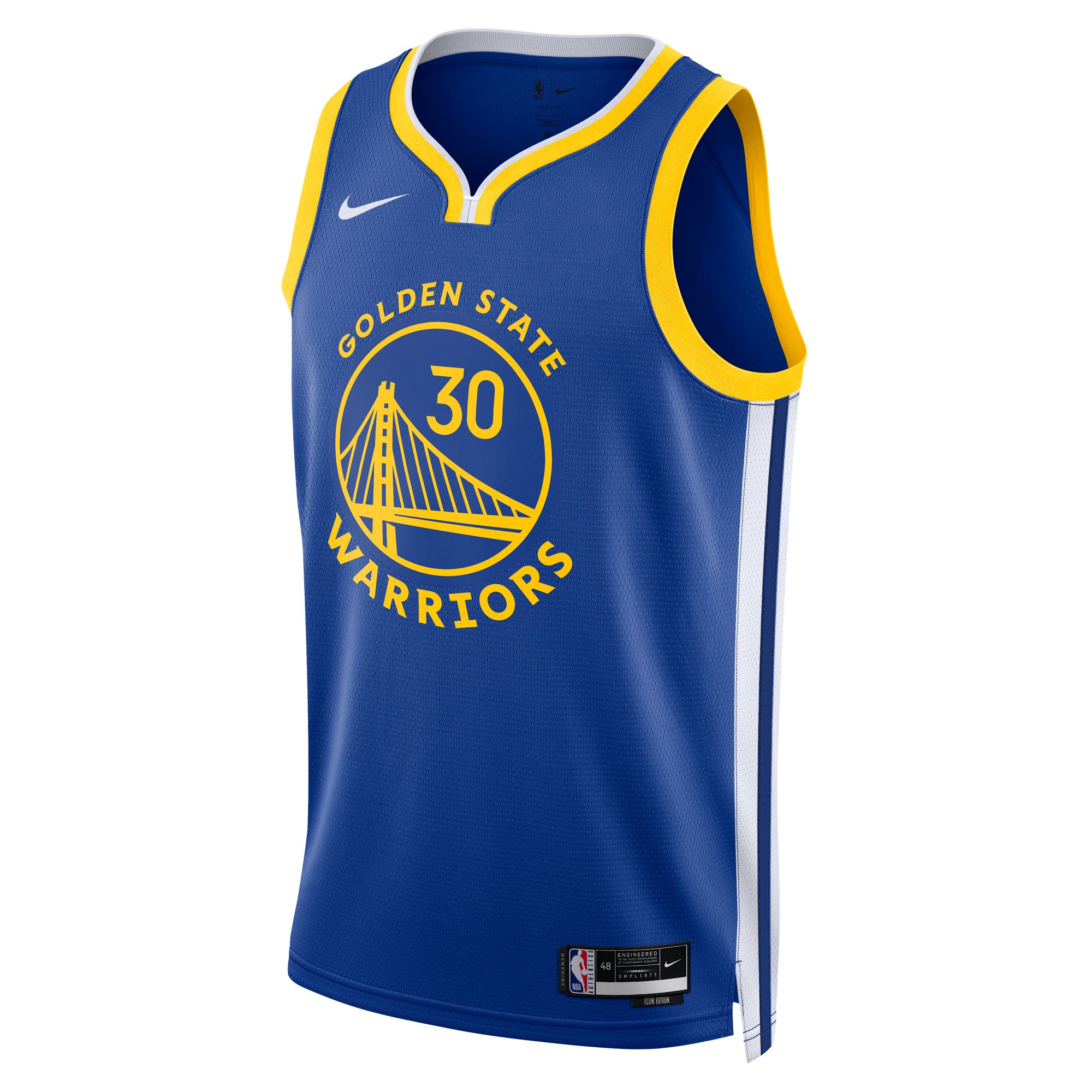 Stephen Curry Golden State Warriors Nike Unisex Swingman Jersey - Association Edition - Royal - PersonalJerseys