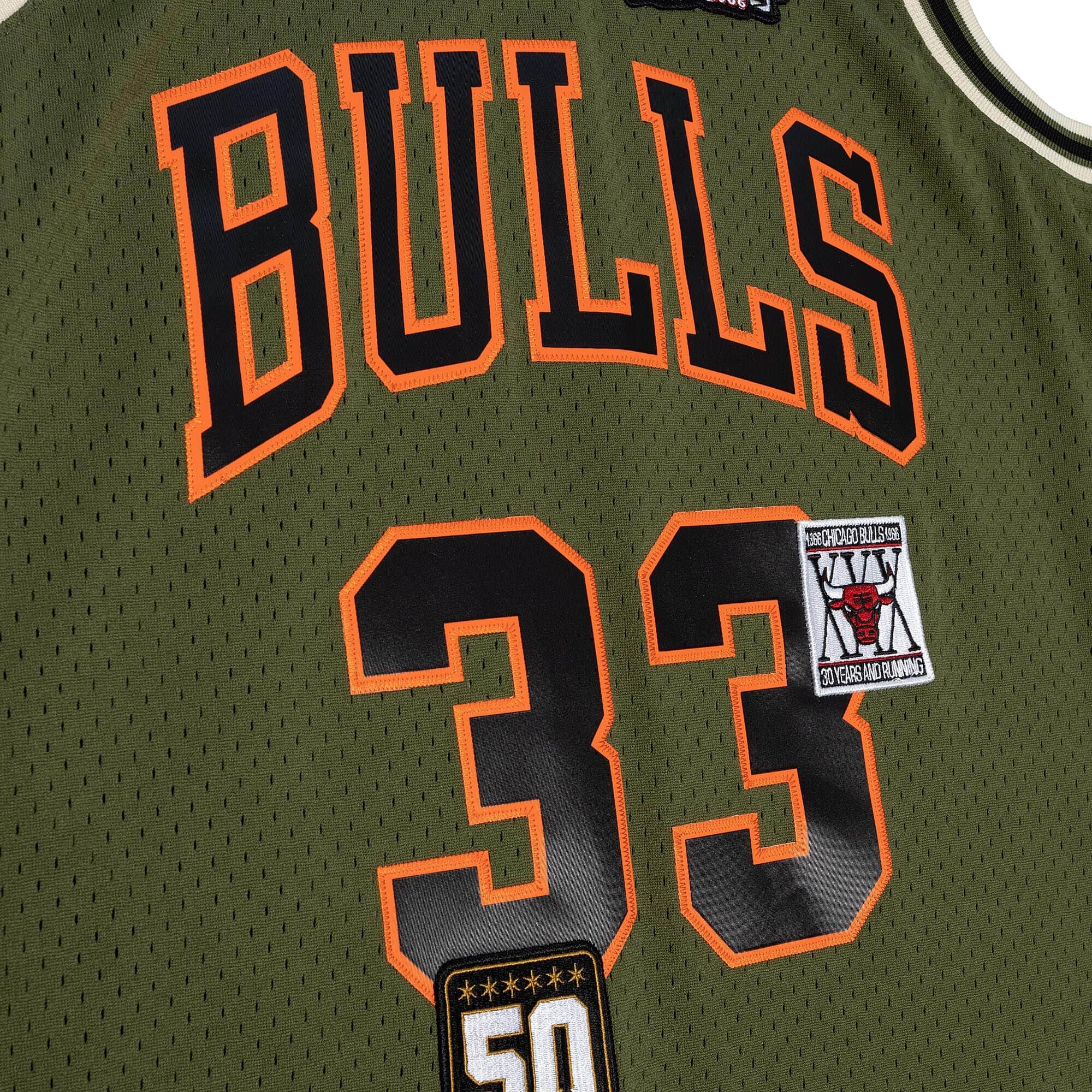 Flight Swingman Scottie Pippen Chicago Bulls 1997-98 Jersey - PersonalJerseys
