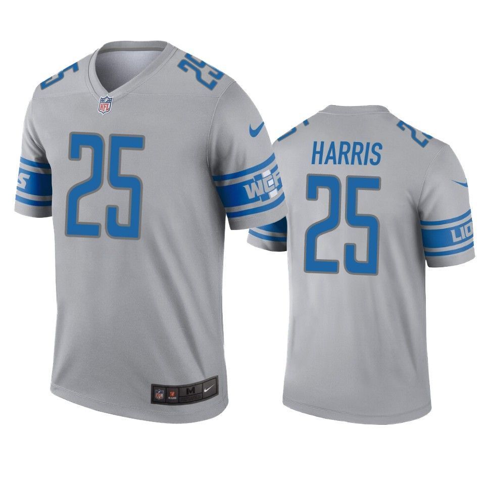 Detroit Lions Will Harris Gray Inverted Legend Jersey - Friend Lounge Store - Shop for All Things Jerseys Sports - PersonalJerseys