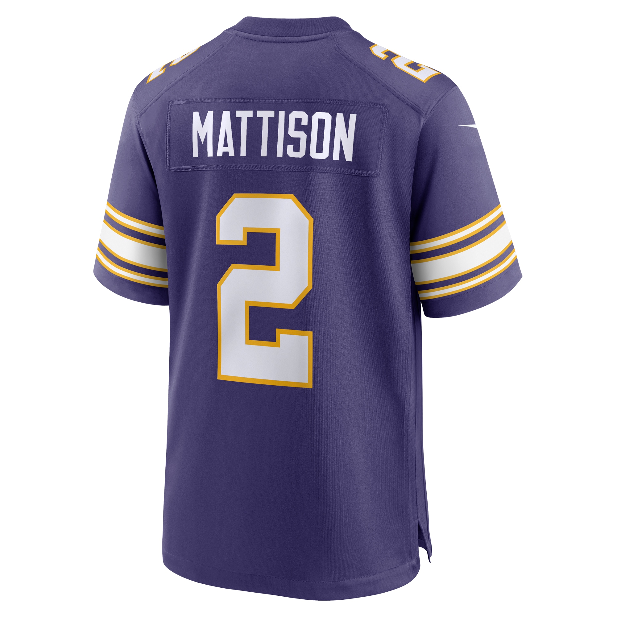 Alexander Mattison Minnesota Vikings Nike Classic Player Game Jersey - Purple - PersonalJerseys