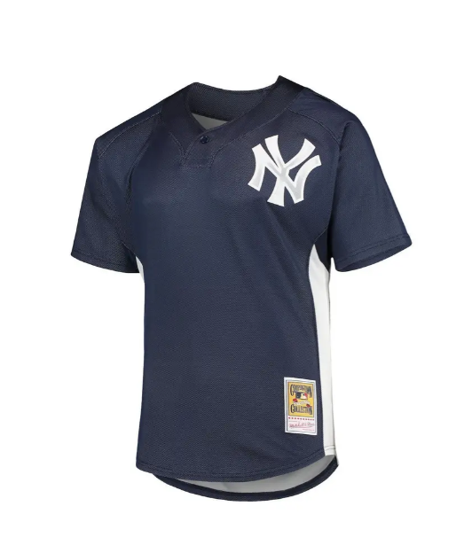 Men's Derek Jeter New York Yankees Mitchell & Ness Navy 2009 Authentic Batting Practice Jersey - PersonalJerseys