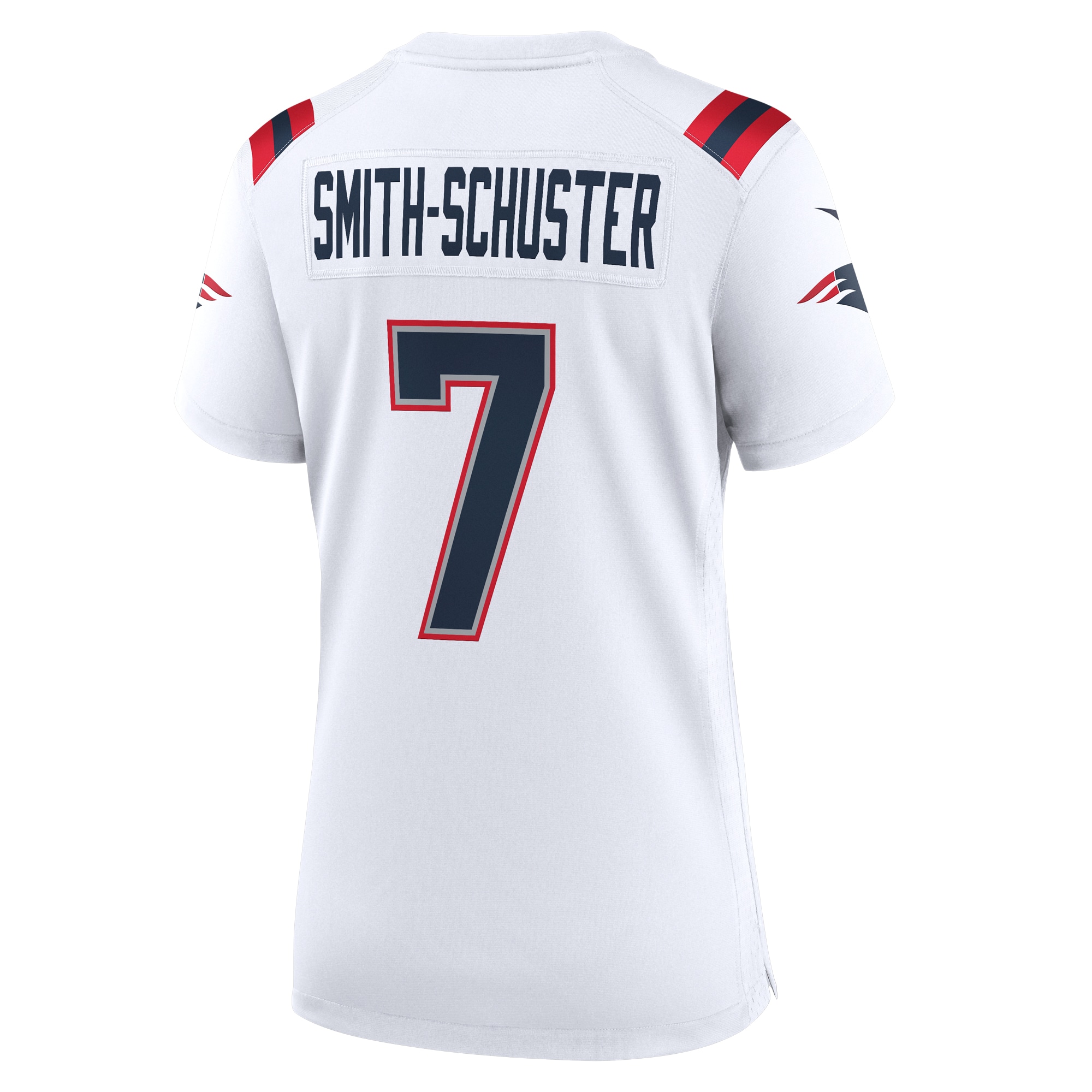 New England Patriots JuJu Smith-Schuster White Game Player Jersey for Youth Women Men - Friend Lounge Store - Shop for All Things Jerseys Sports - PersonalJerseys