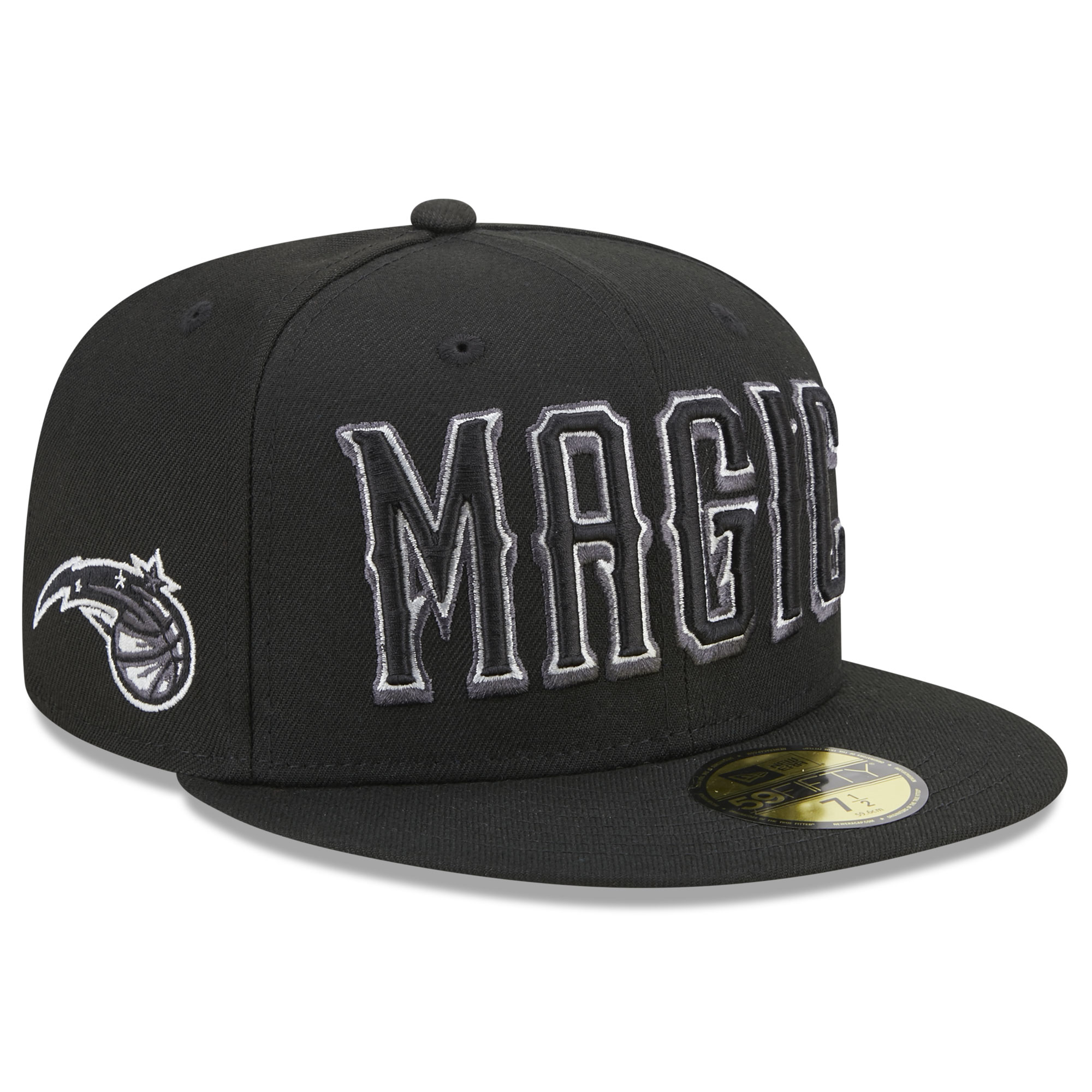 Orlando Magic New Era 2022/23 City Edition Alternate Logo 59FIFTY Fitted Hat - Black - PersonalJerseys