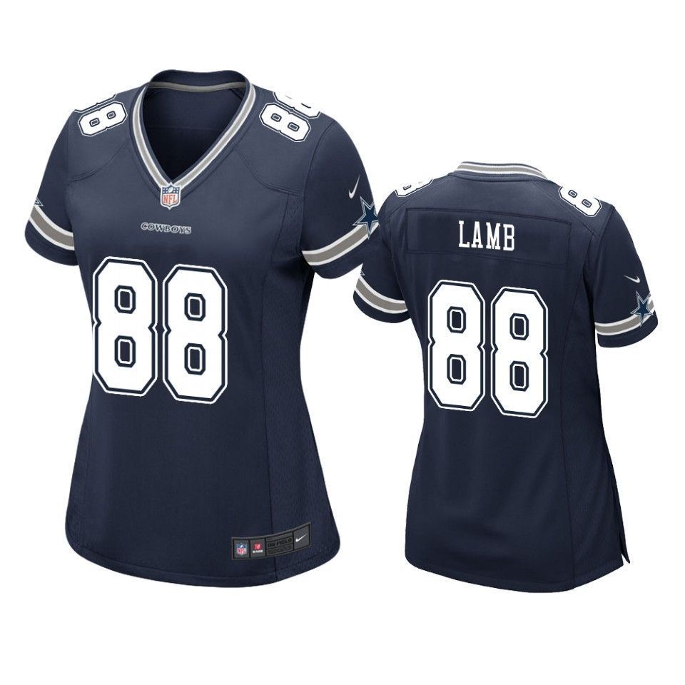 Dallas Cowboys CeeDee Lamb Navy 2020 NFL Draft Game Jersey - Friend Lounge Store - Shop for All Things Jerseys Sports - PersonalJerseys