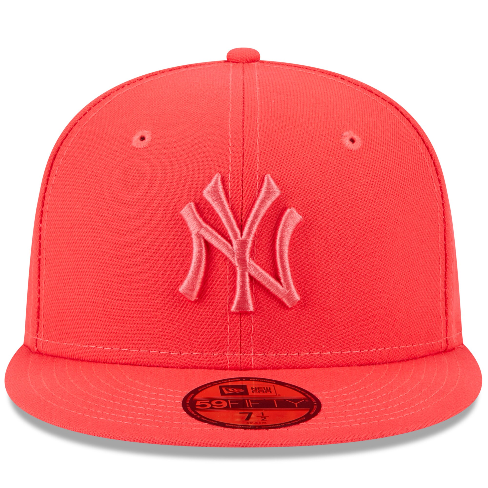 New York Yankees New Era 2023 Spring Color Basic 59FIFTY Fitted Hat - Red - PersonalJerseys