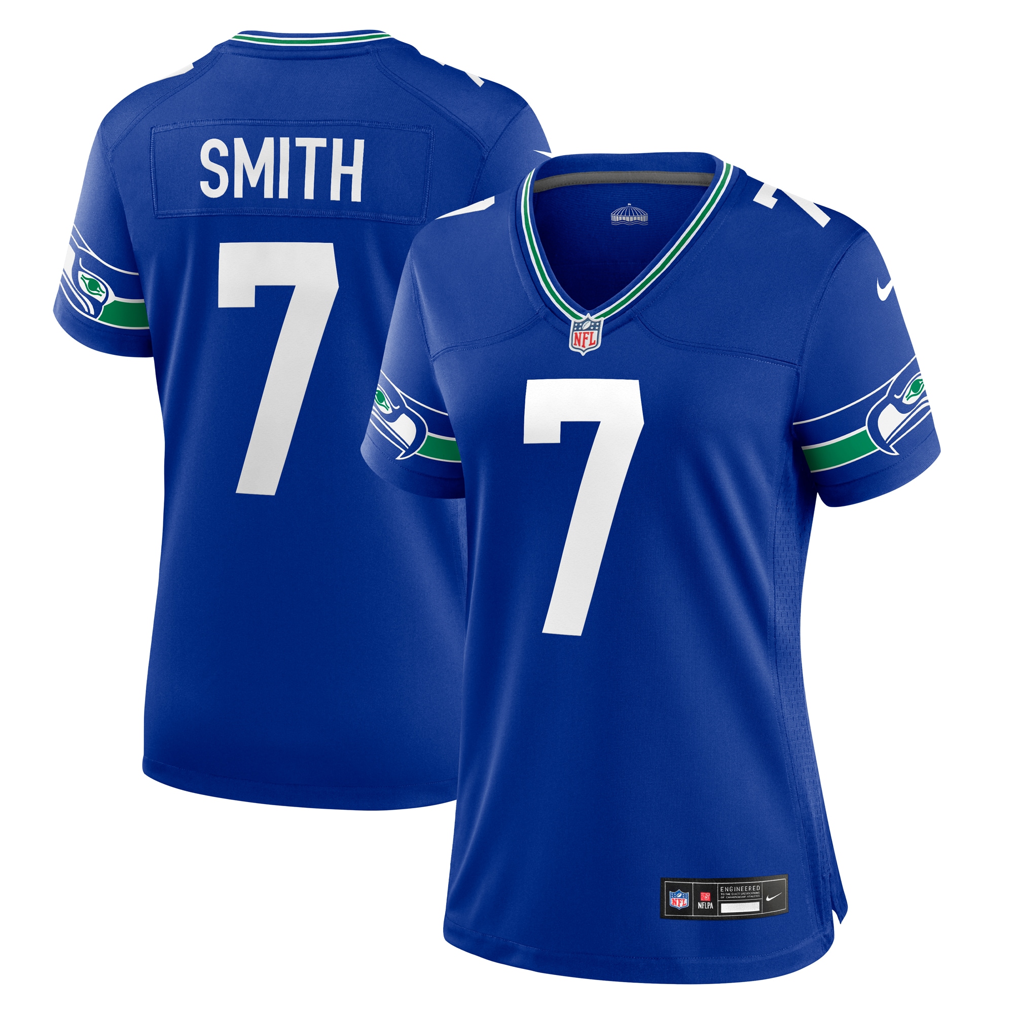 Geno Smith Seattle Seahawks Nike Women's Player Jersey - Royal - PersonalJerseys