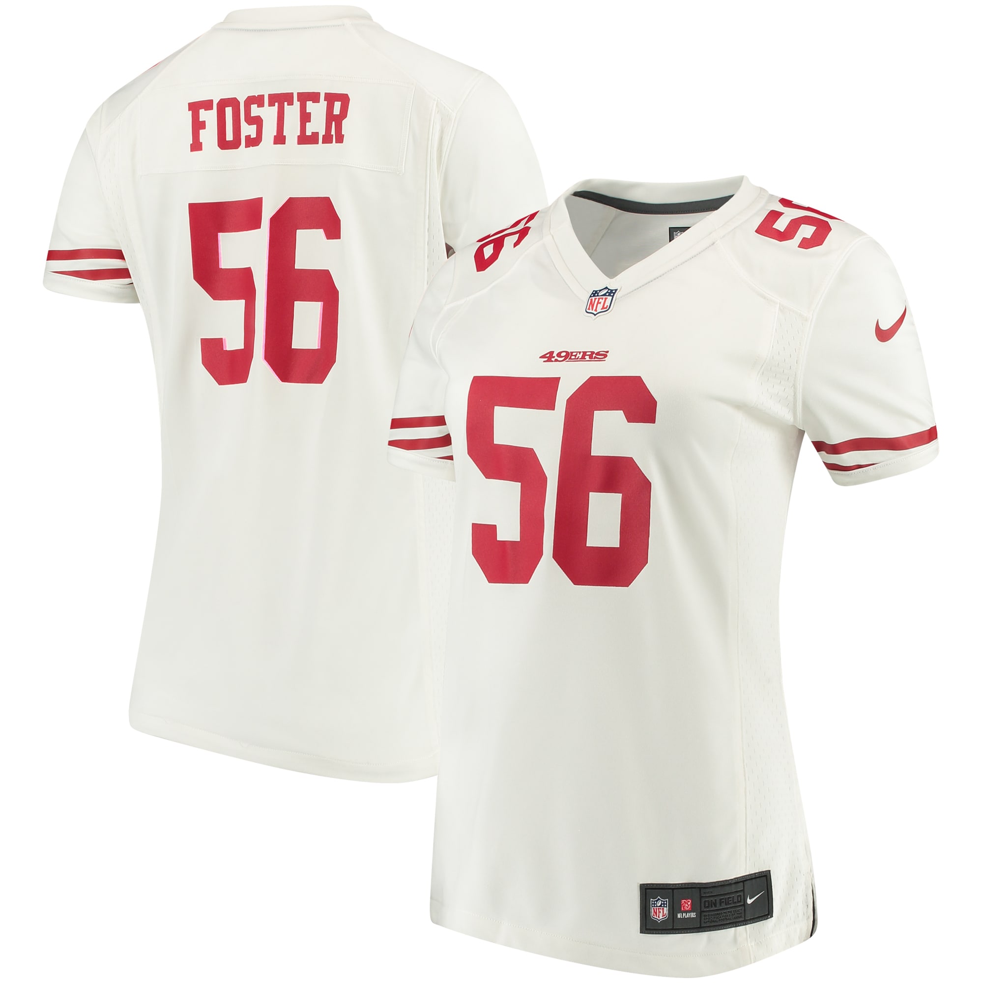 Reuben Foster San Francisco 49ers Nike Women's Game Jersey - White - PersonalJerseys