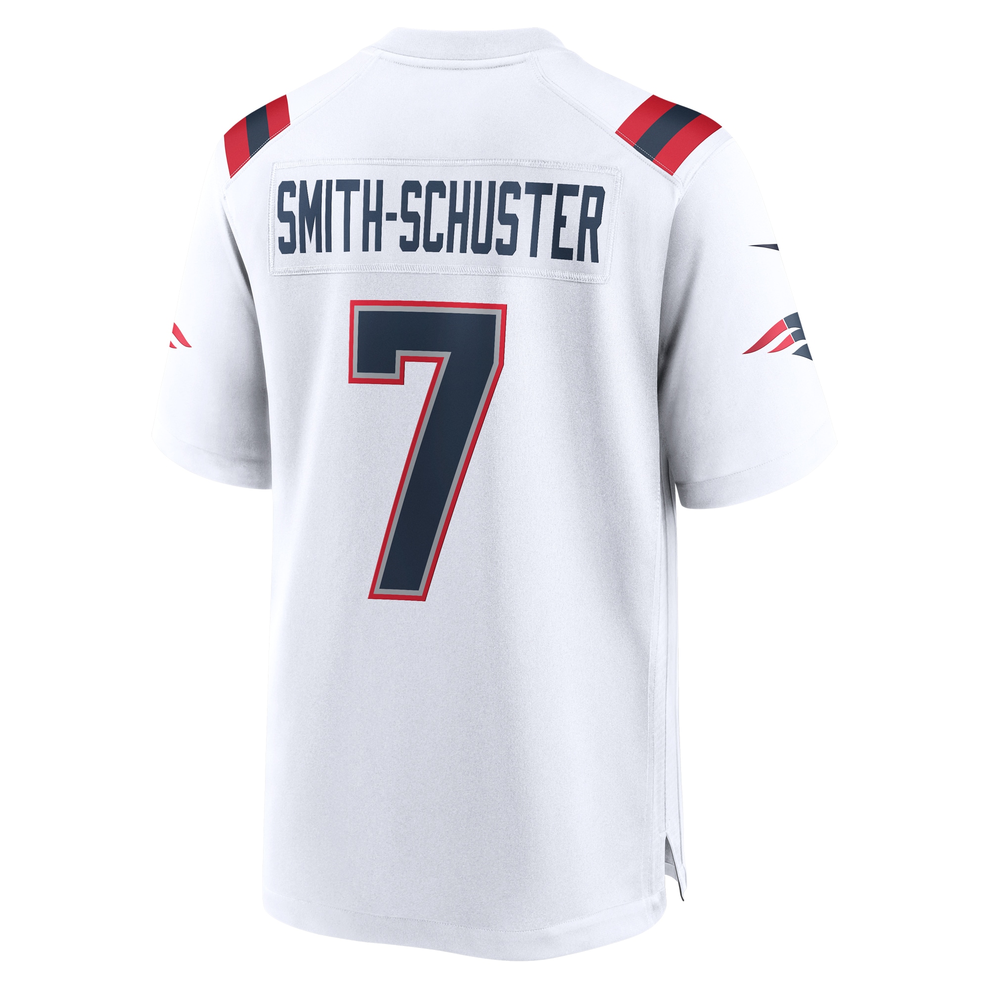 New England Patriots JuJu Smith-Schuster White Game Player Jersey for Youth Women Men - Friend Lounge Store - Shop for All Things Jerseys Sports - PersonalJerseys