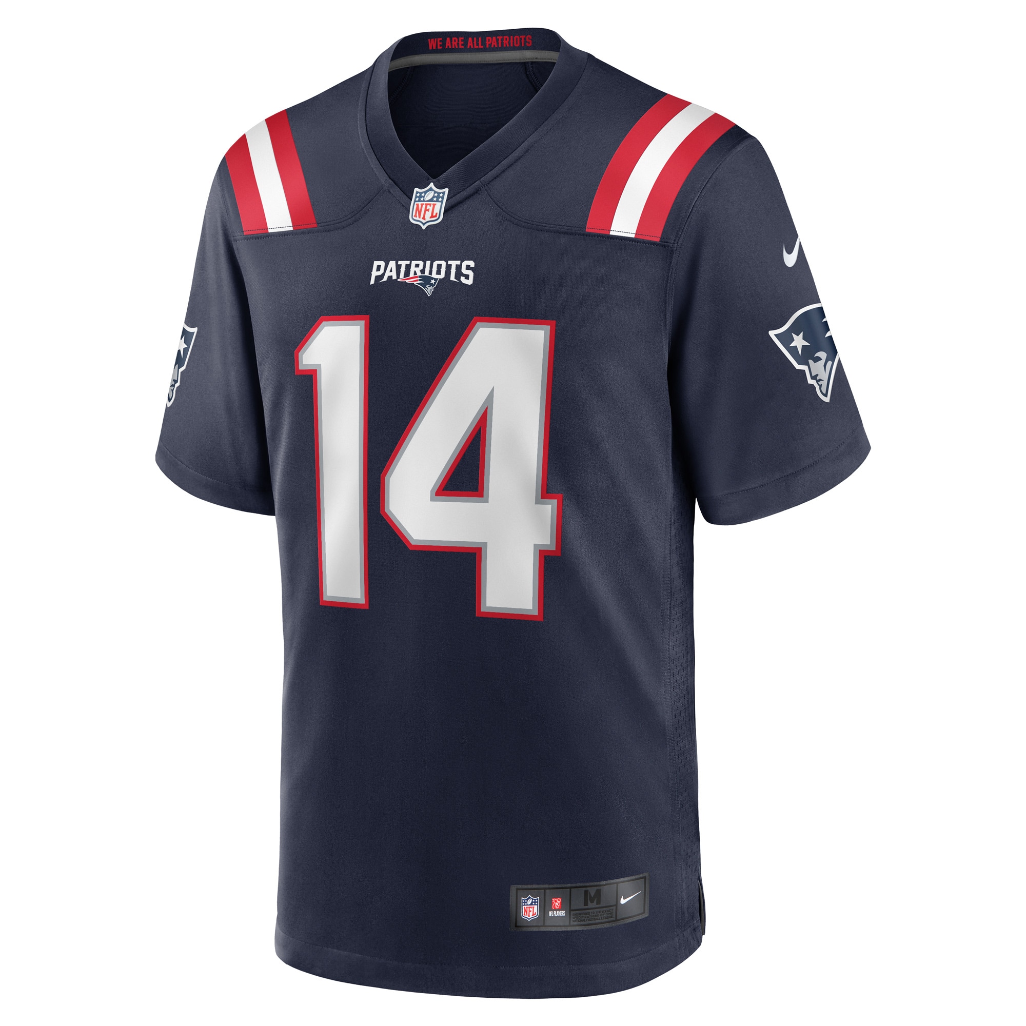 New England Patriots Ty Montgomery Navy Player Game Jersey for Youth Women Men - Friend Lounge Store - Shop for All Things Jerseys Sports - PersonalJerseys