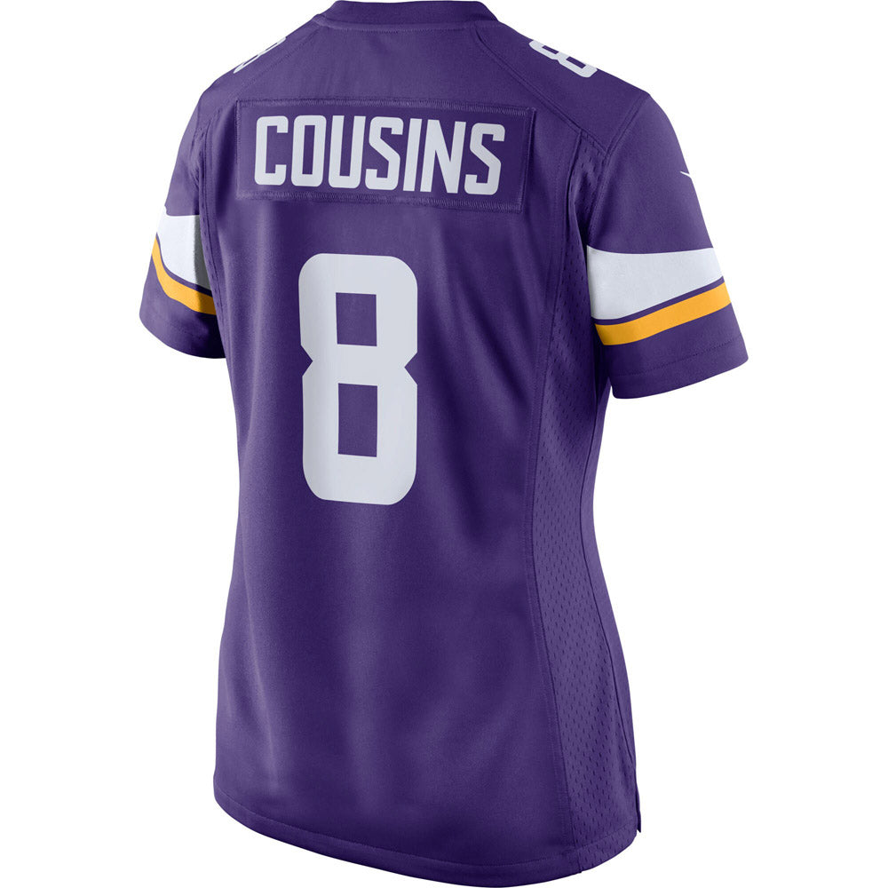 Women's Minnesota Vikings Kirk Cousins Game Player Jersey Purple - Sports Wear Jersey - PersonalJerseys