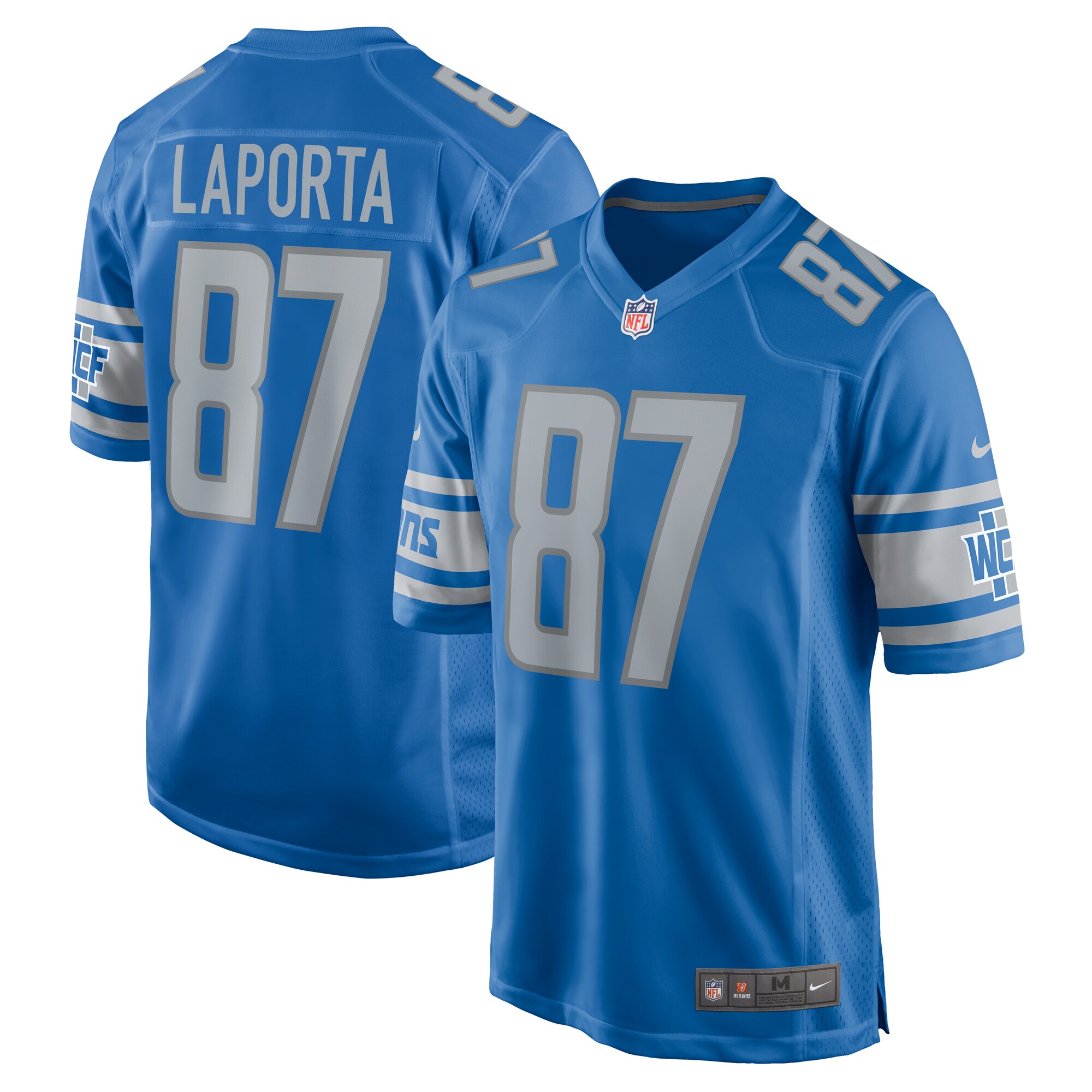 Sam Laporta Detroit Lions Nike Team Game Jersey - Blue - PersonalJerseys