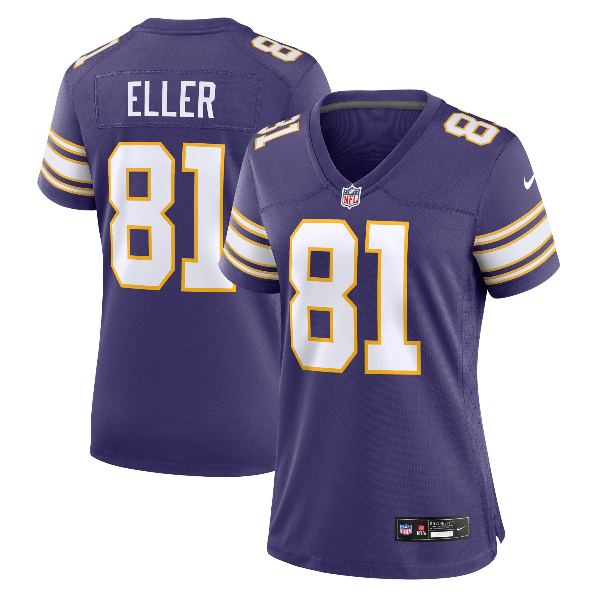 Carl Eller Minnesota Vikings Nike Women's Classic Retired Player Jersey - Purple - PersonalJerseys