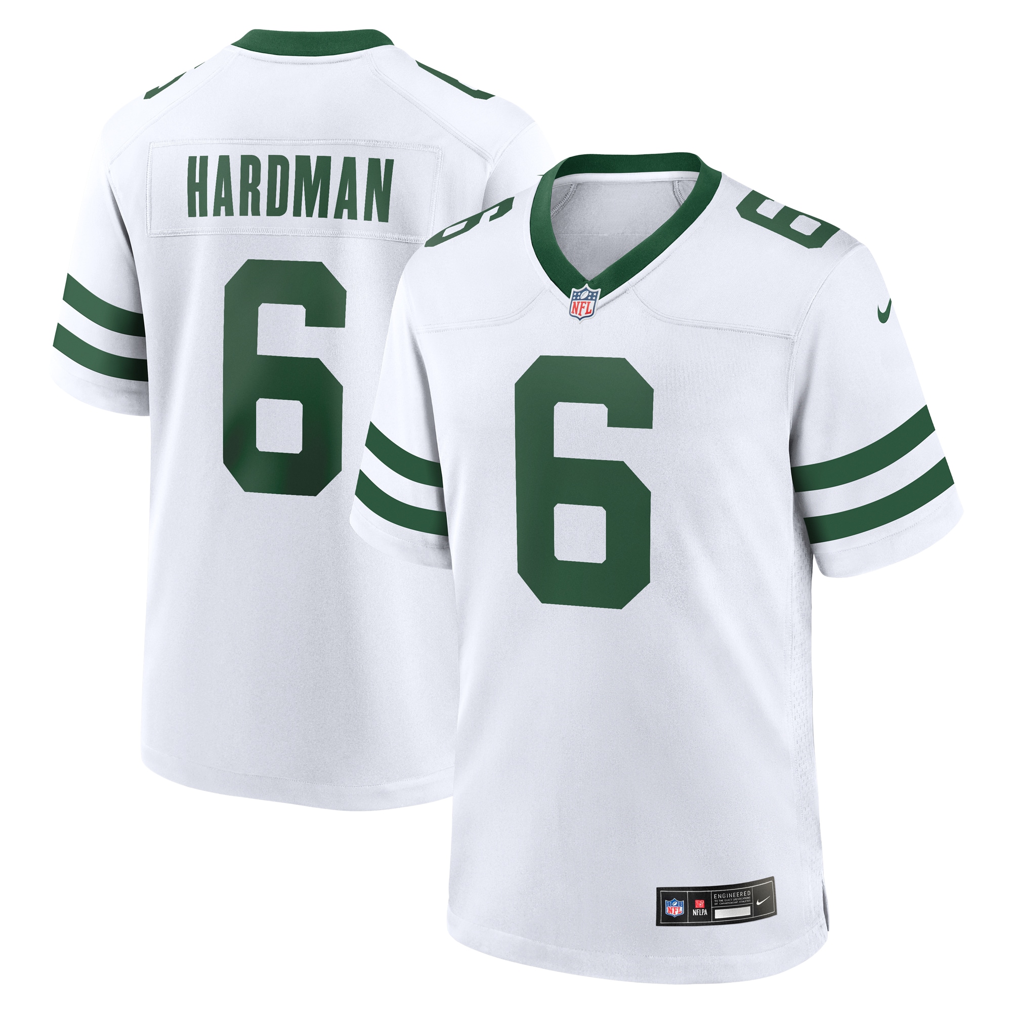 Mecole Hardman New York Jets Nike Legacy Player Game Jersey - White - PersonalJerseys