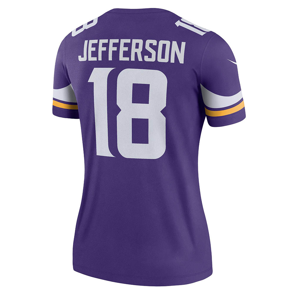 Women's Minnesota Vikings Justin Jefferson Legend Jersey Purple - PersonalJerseys