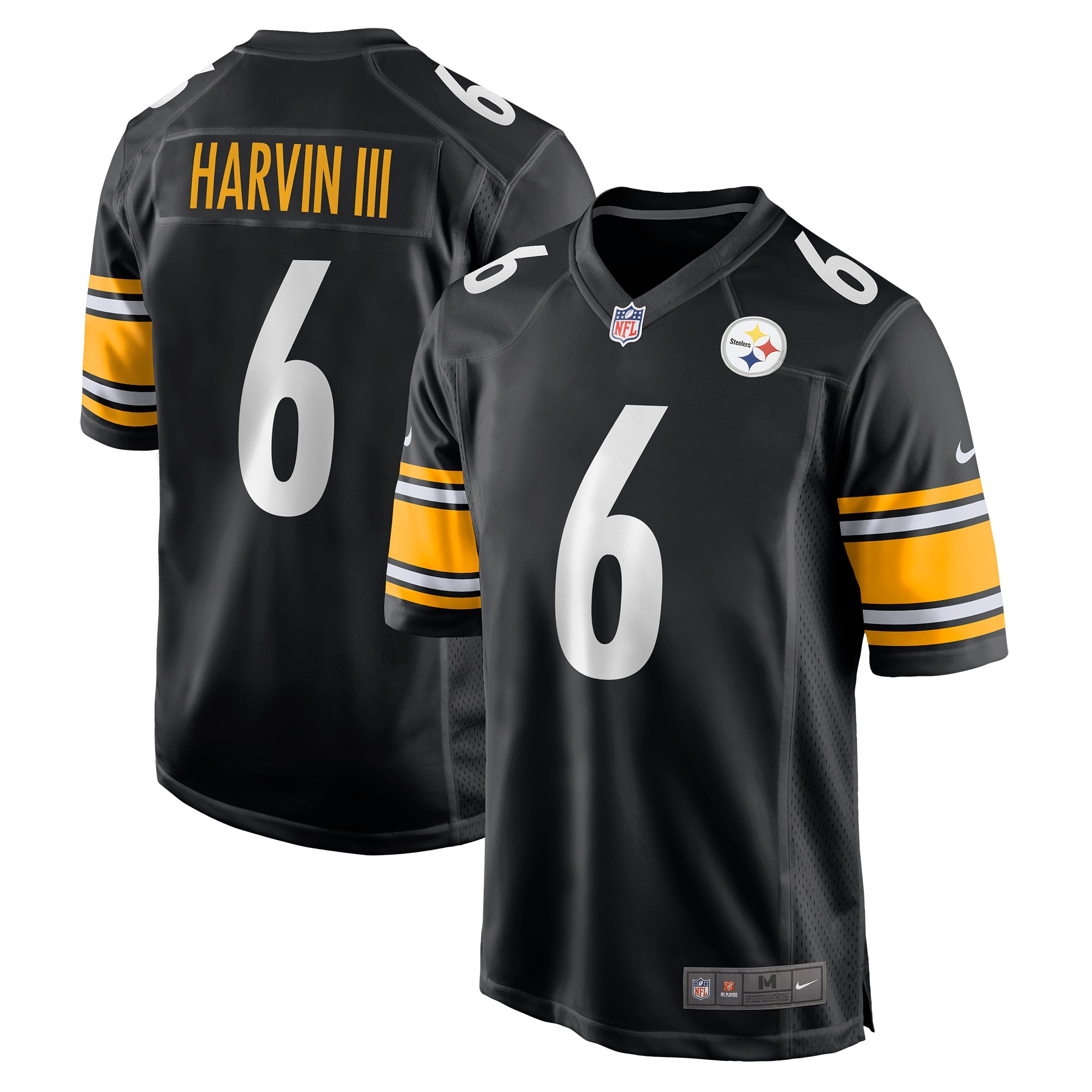 Pressley Harvin III Pittsburgh Steelers Nike Game Jersey - Black - PersonalJerseys